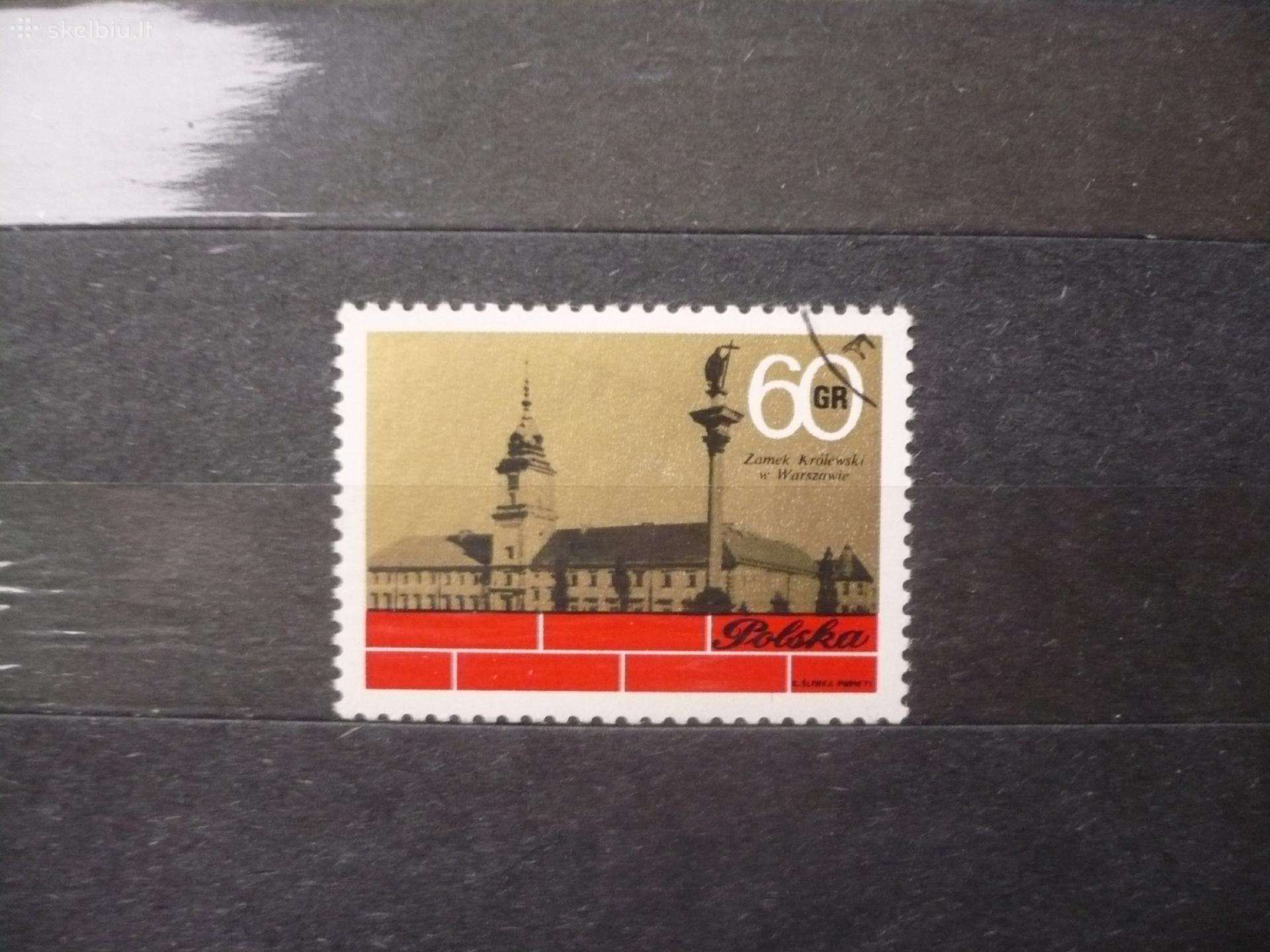 1971 m. Varšuvos karališkosios pilies atstatymas