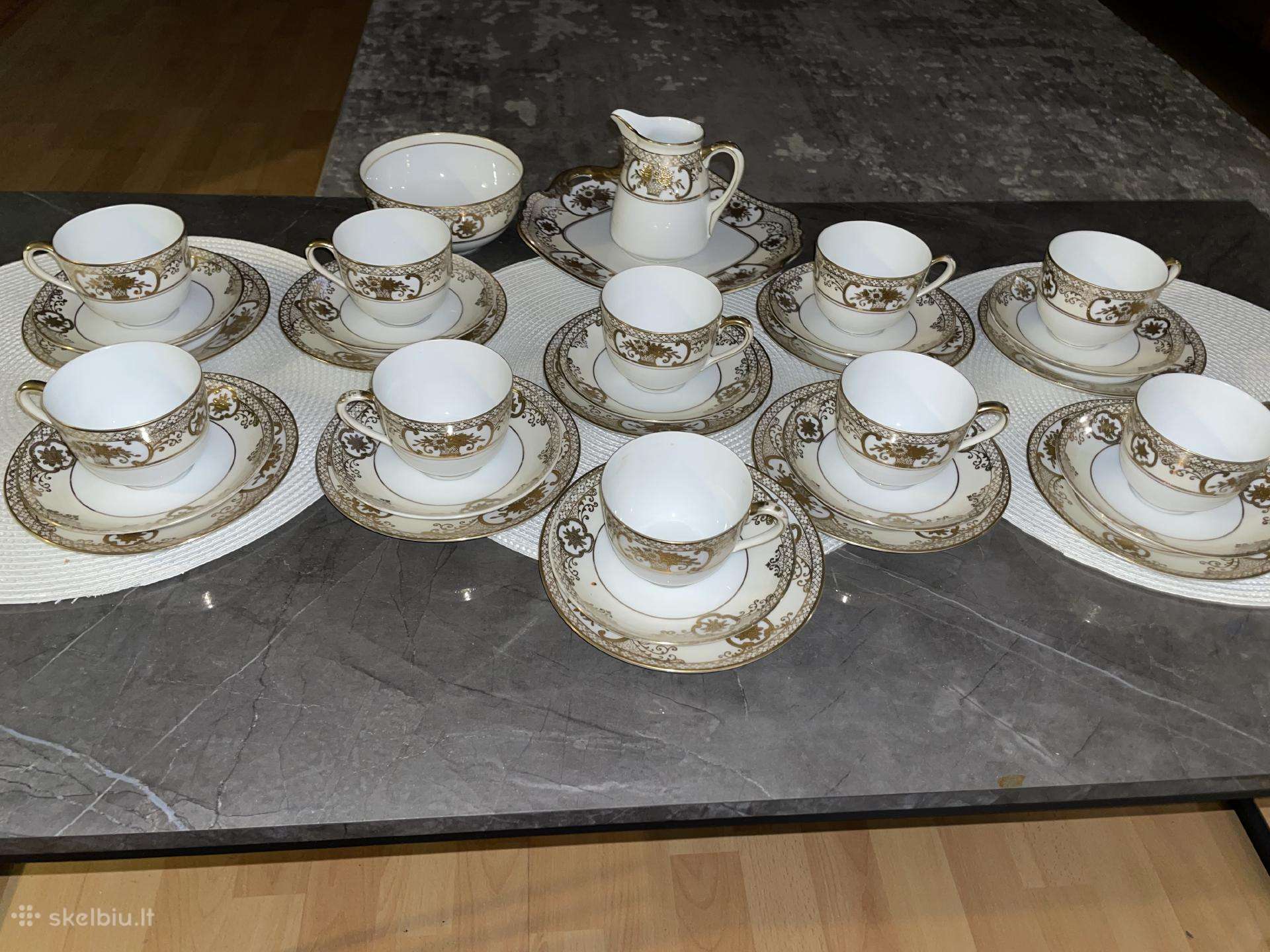 Noritake kavos servizas , porcelianinis