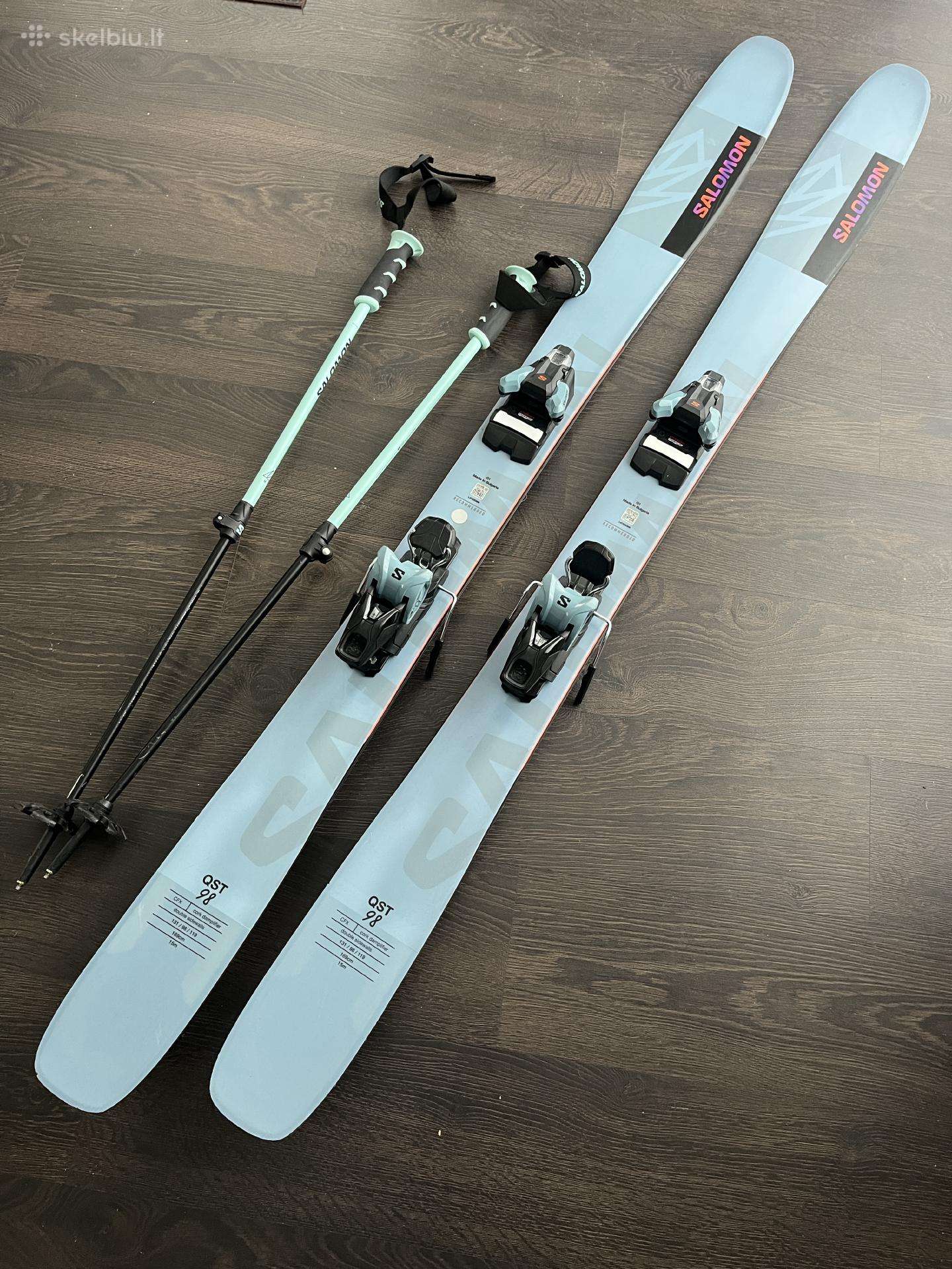 ■■送料無料■サロモン■24HOURS S3■169cm■調整ビン付■WAX済■ SALOMON 24hours PowerLine S3 169㌢ ストック付き