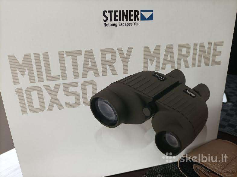 Žiūronai steiner military marine 10x50