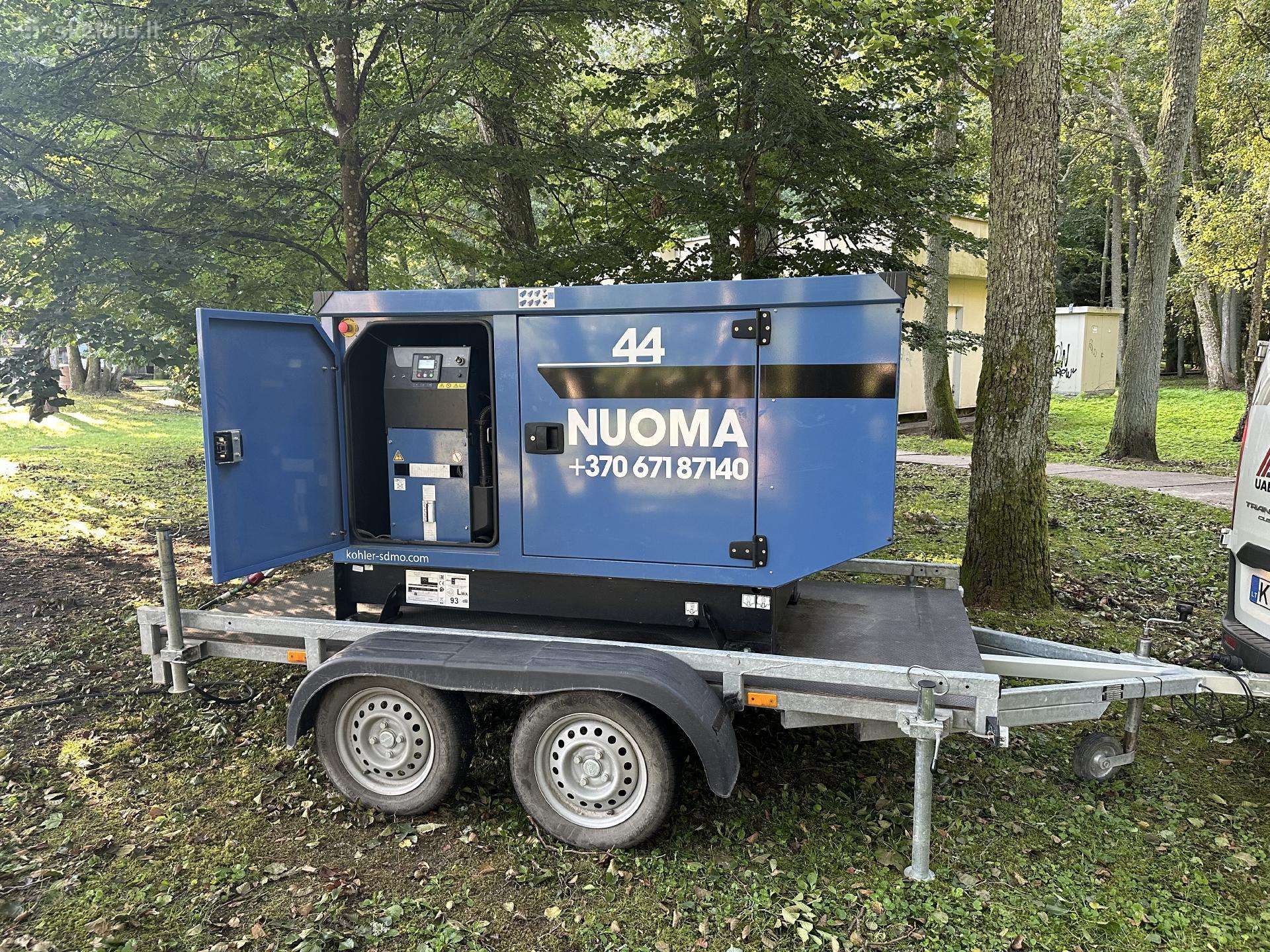 Elektros Generatoriaus nuoma