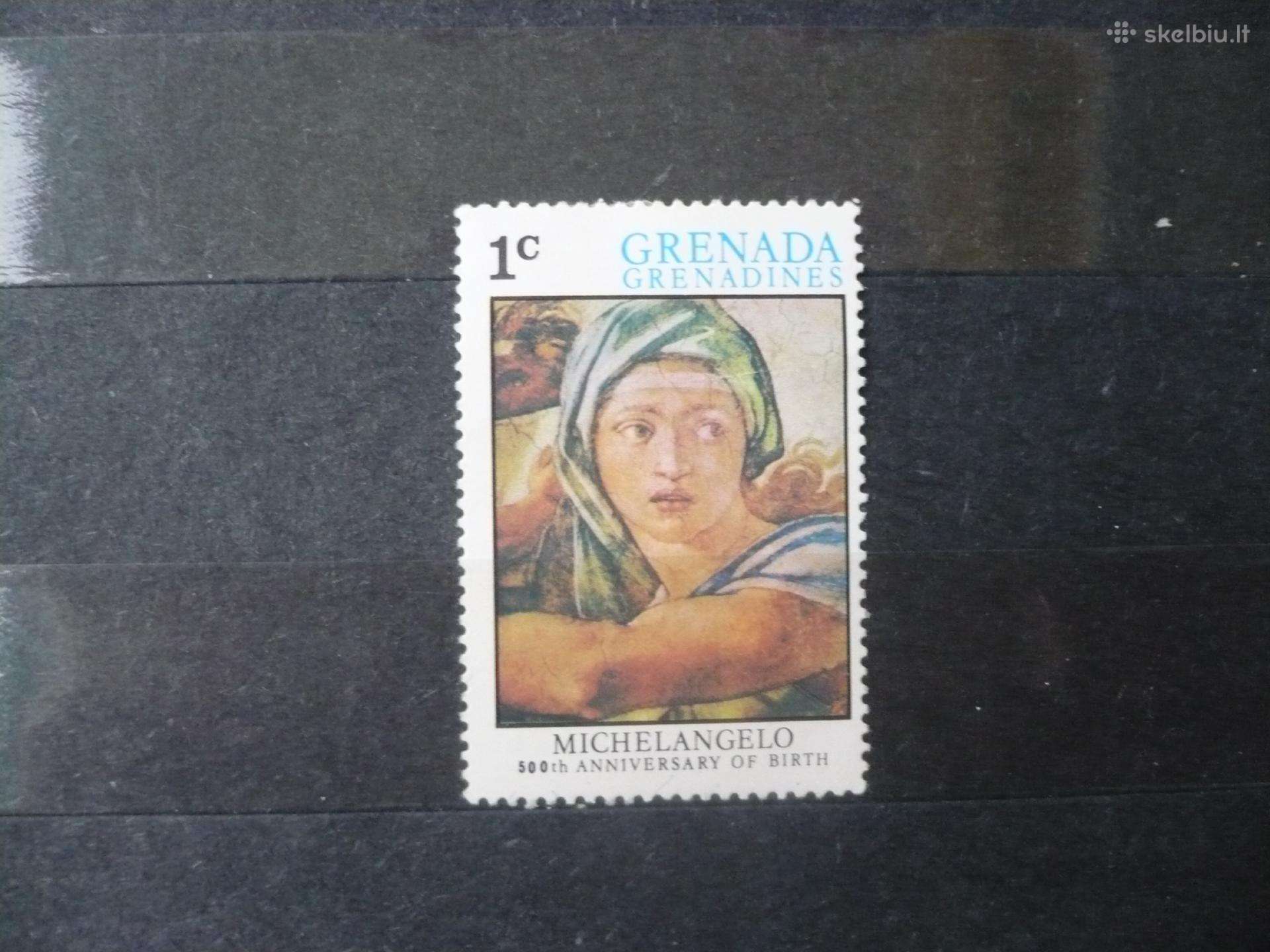 1975 m. 500-osios Mikelandželo gimimo metinės Mhn