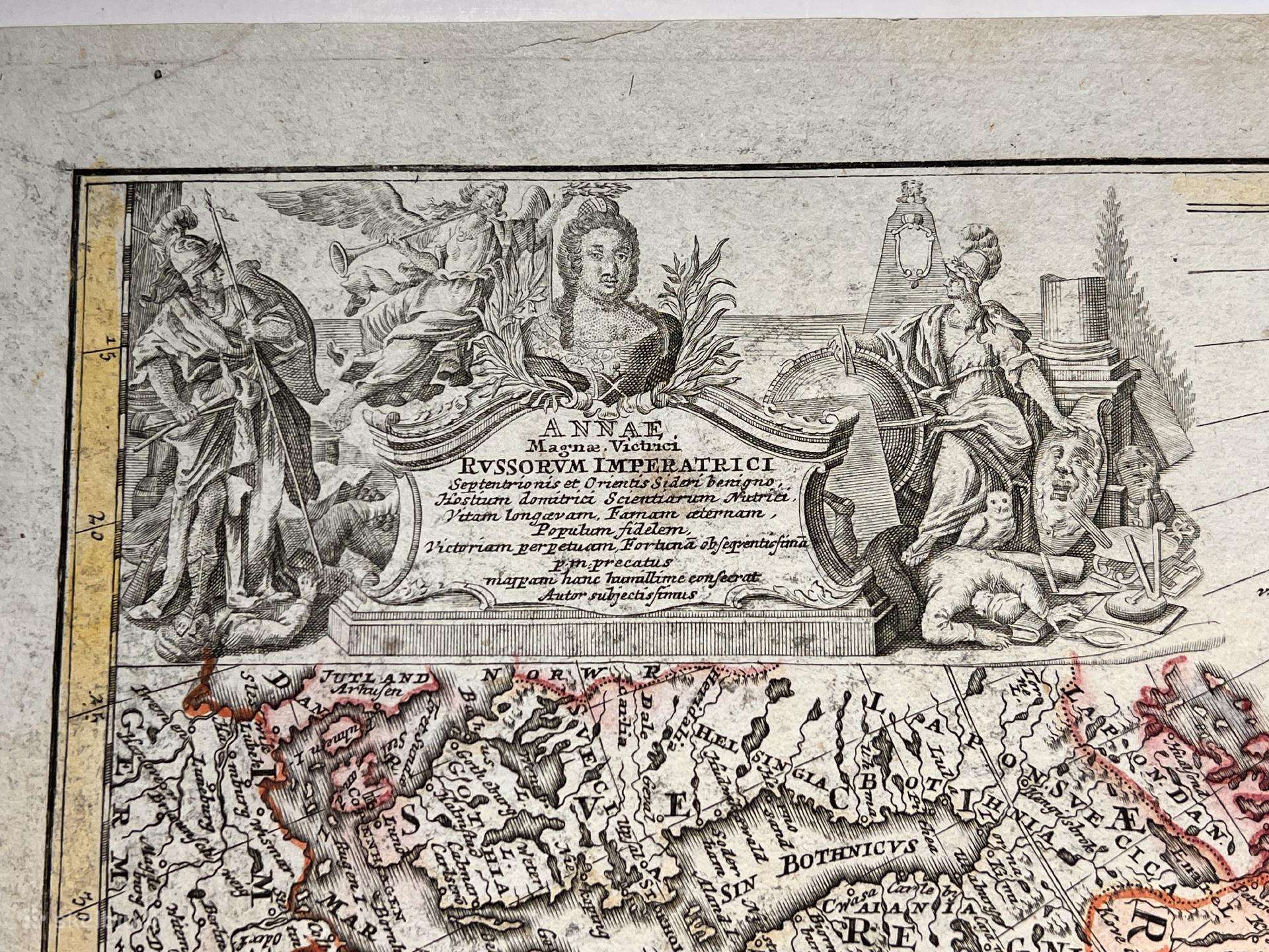 Homann Imperii Russici et Tartariae 1739 žemėlapis