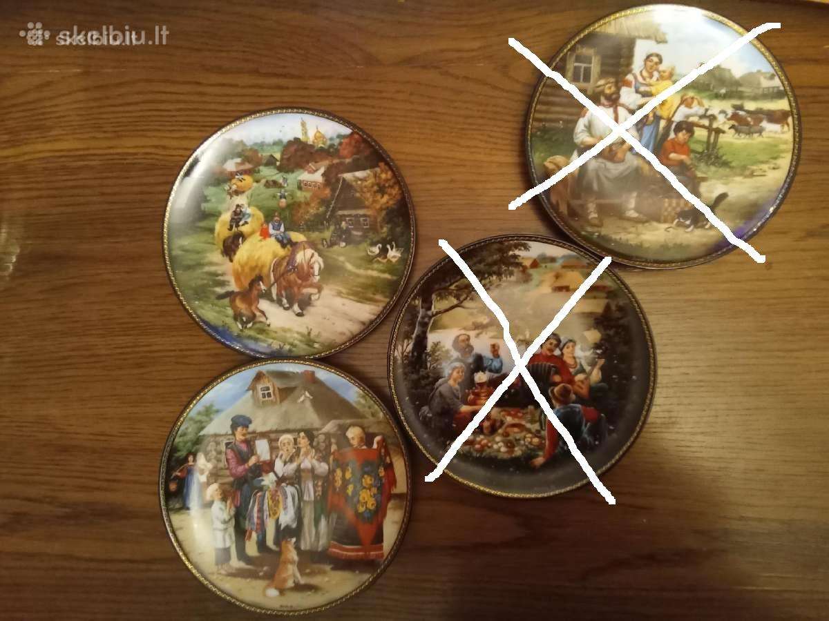 Pakabinamos lėkštės