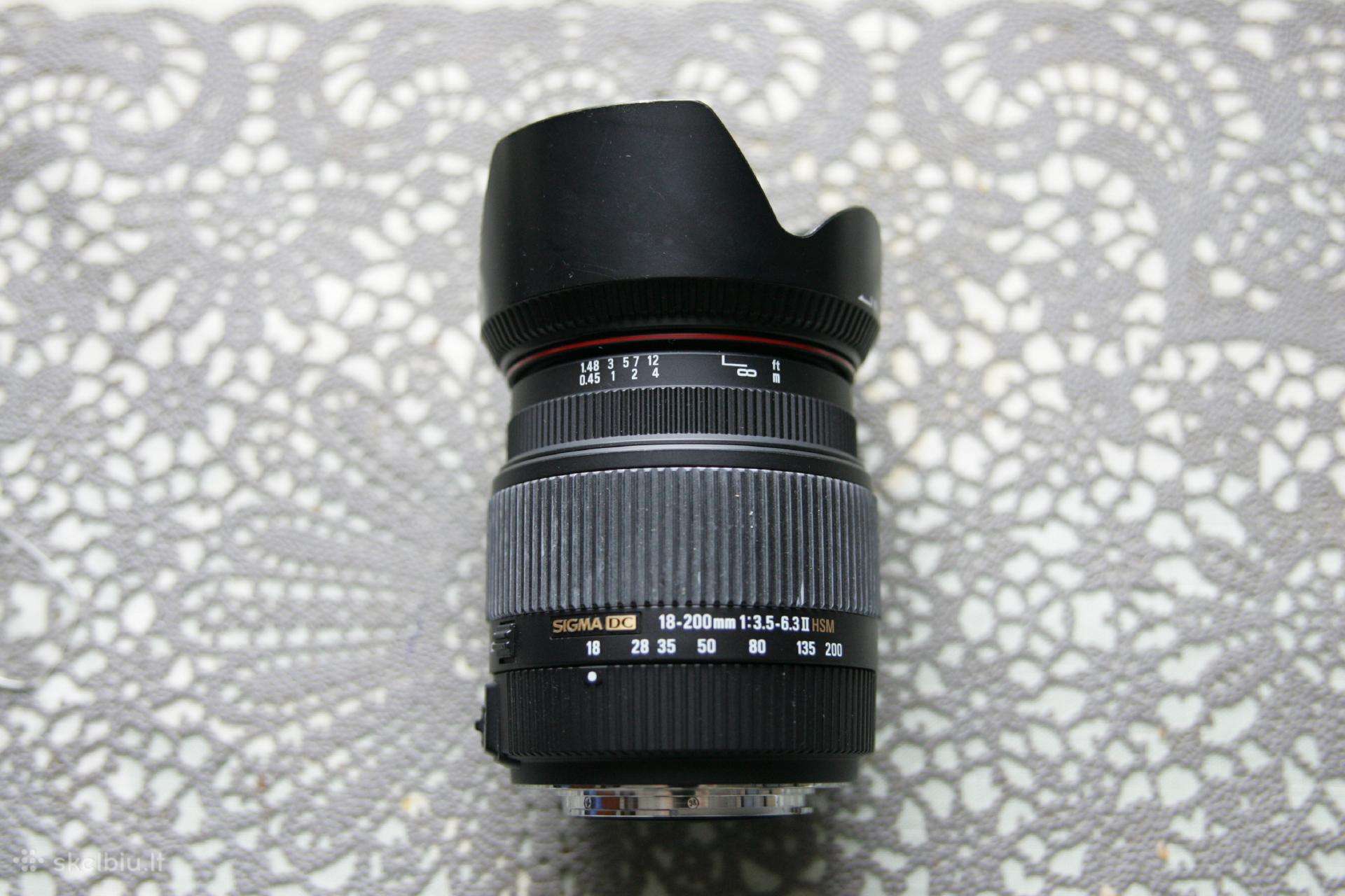Sigma 18-200mm F3.5-6.3 II Dc Hsm Lens for Sony