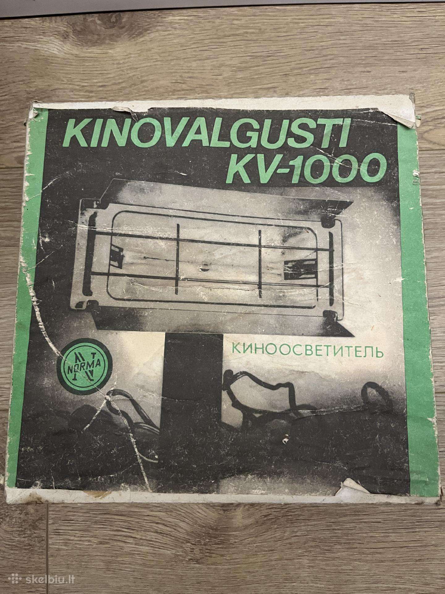 Kino blykstė Kinovalgusti Kv-1000