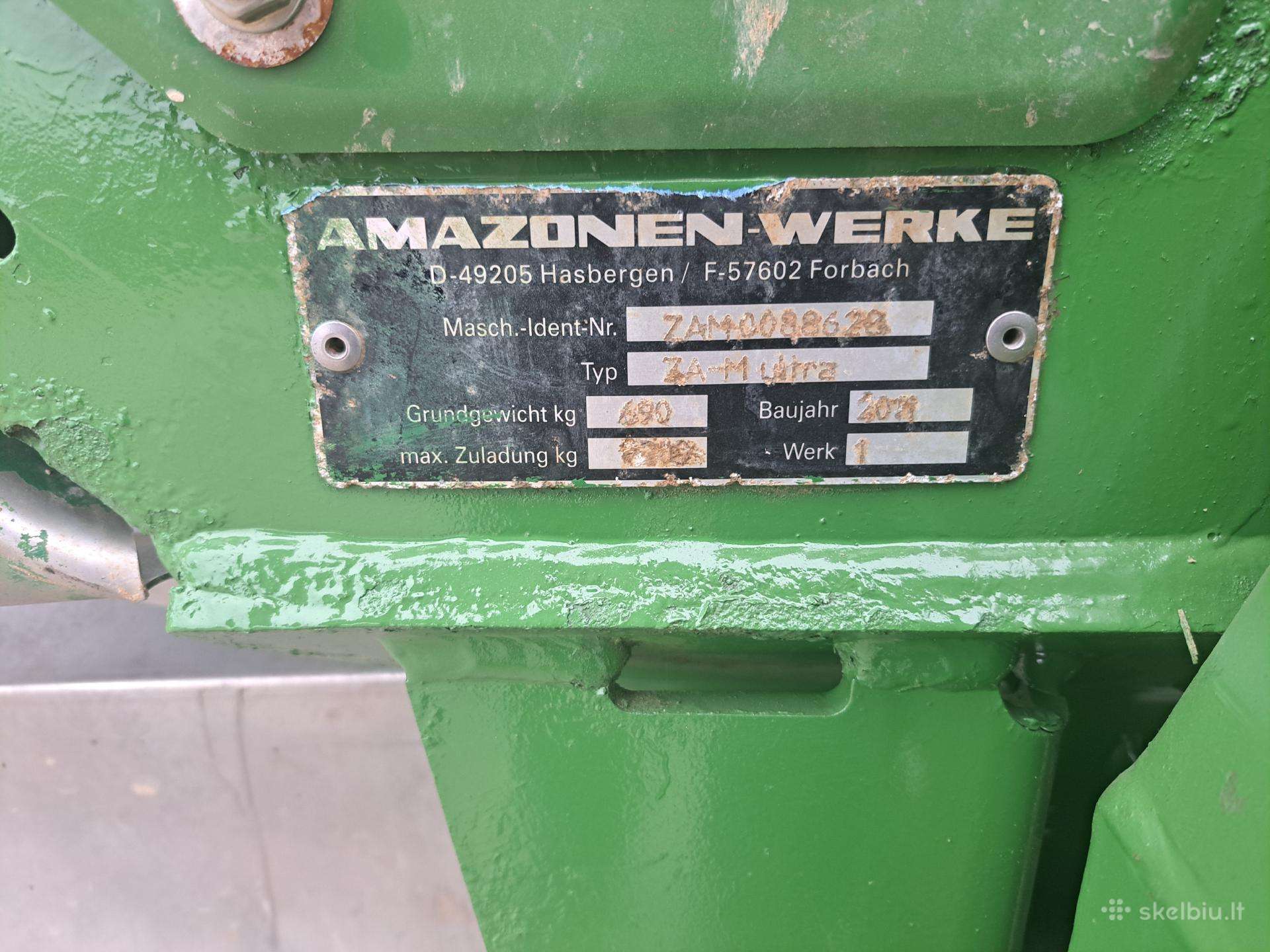 Amazone ZA-M Ultra 3000, разбрасыватели