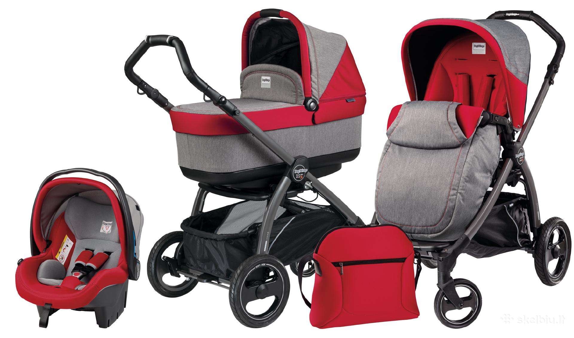 Isofix autokėdutė, vežimėlis, lopšiukas.