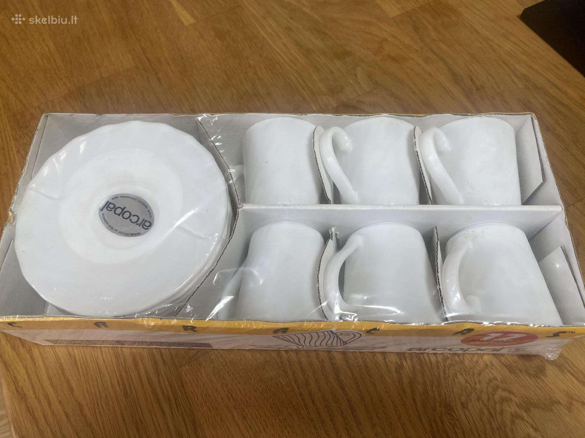 Puodeliai su lėkštutėmis Arcopal 90cl