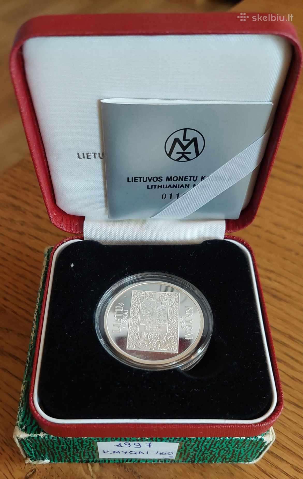 Moneta lietuviškos knygos 450-osioms metinėms