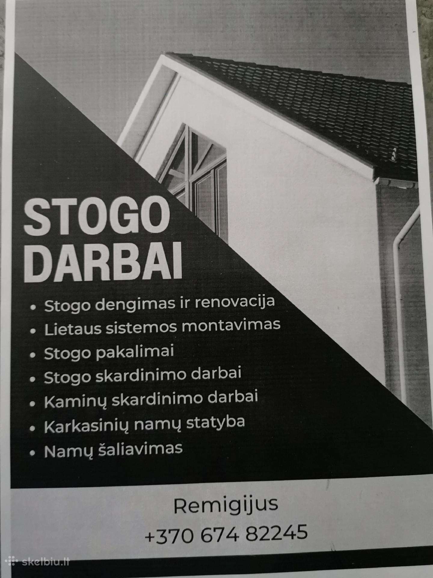 Stogų dengimas ir ne tik