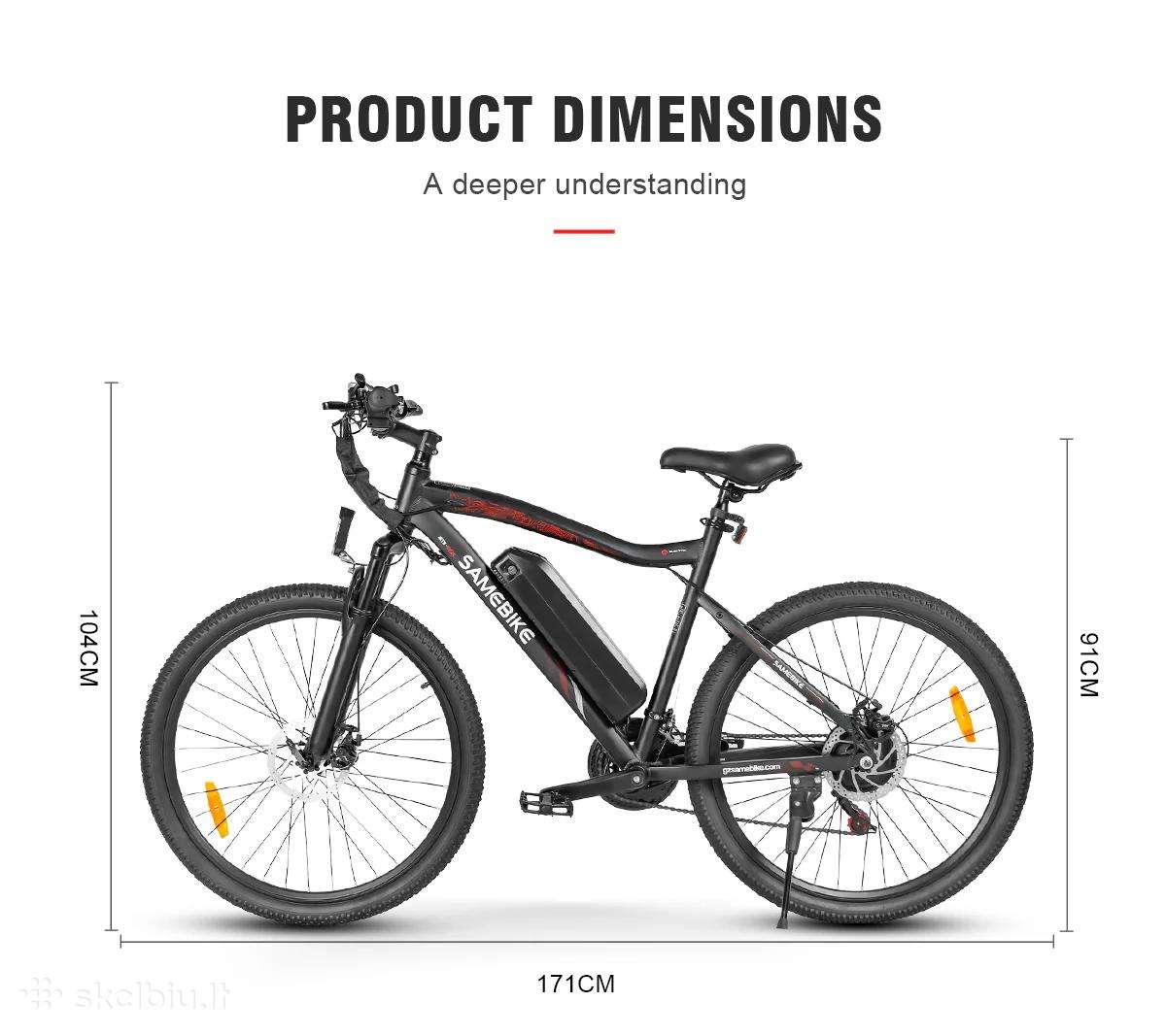 Electric bike SAMEBIKE 26″