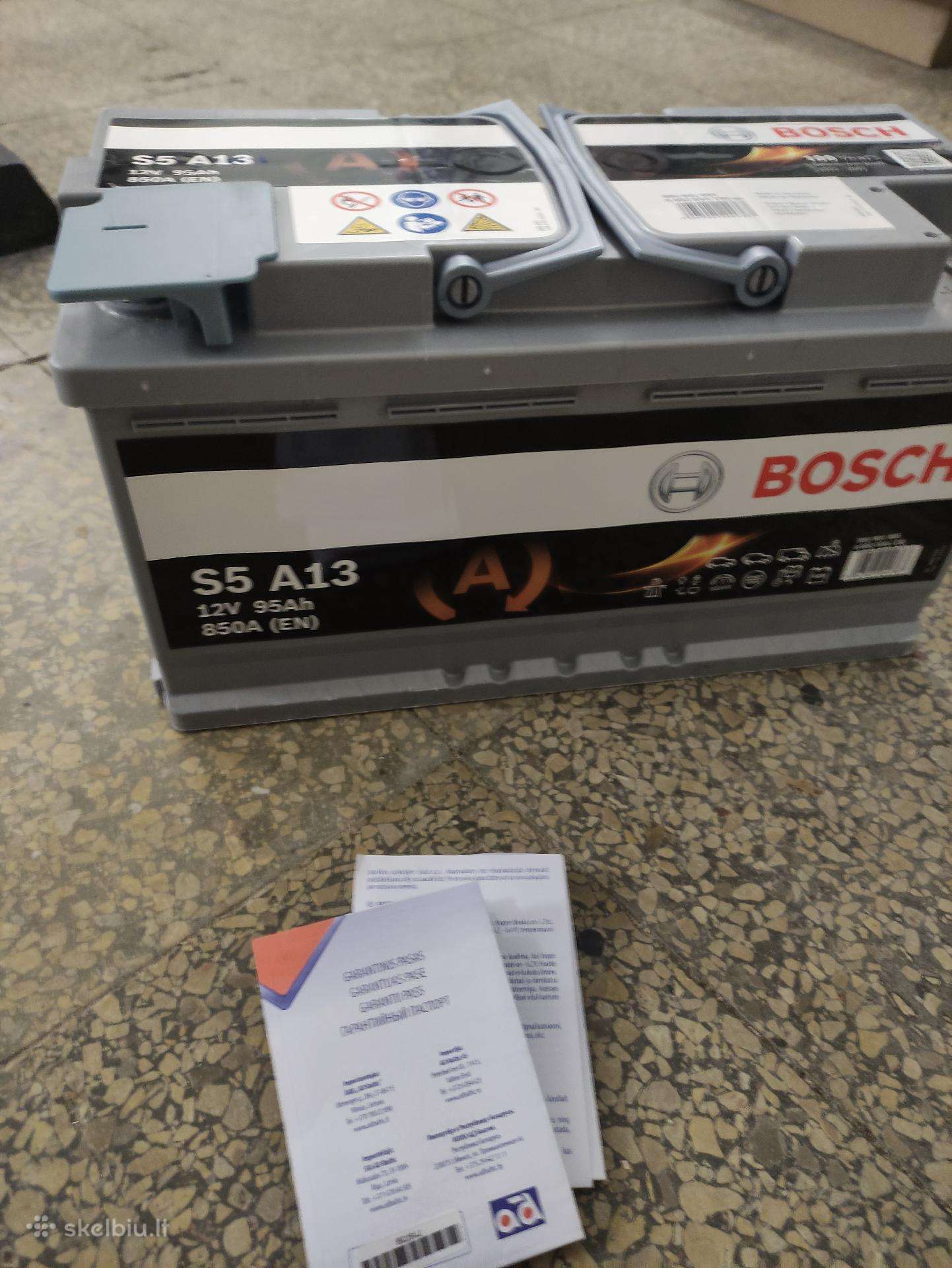 Akumuliatorius Bosch Agm S5 A13 12v 95ah