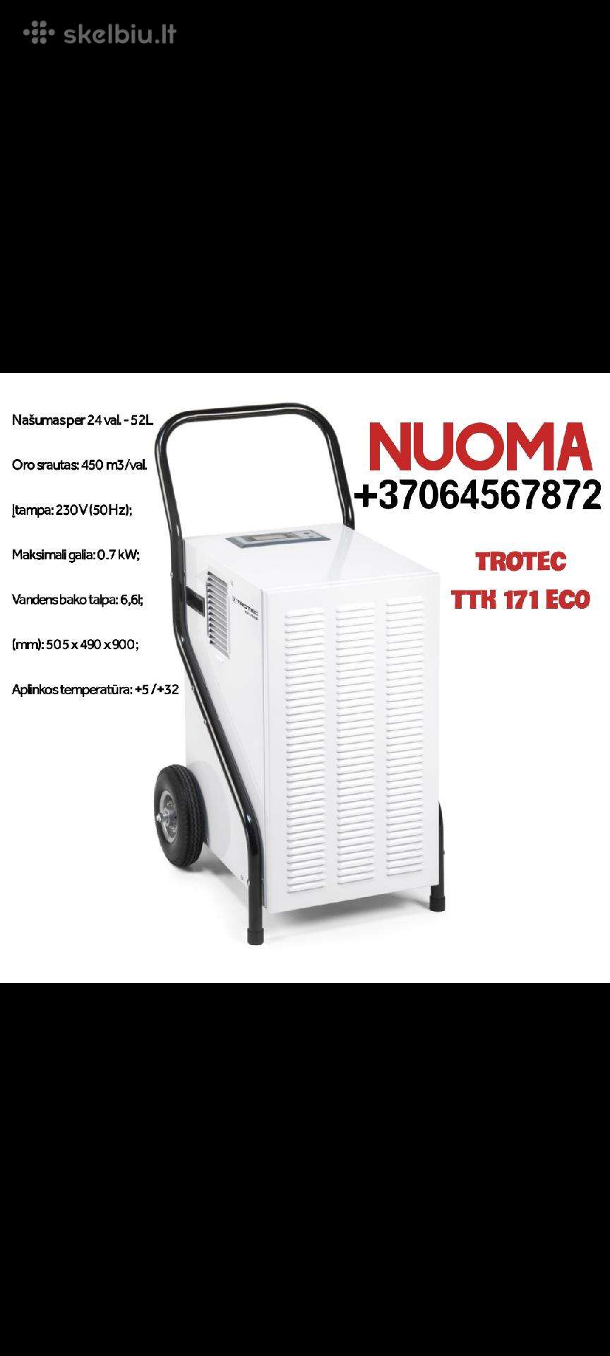 Drėgmės surinkėjas nuoma Vilnius