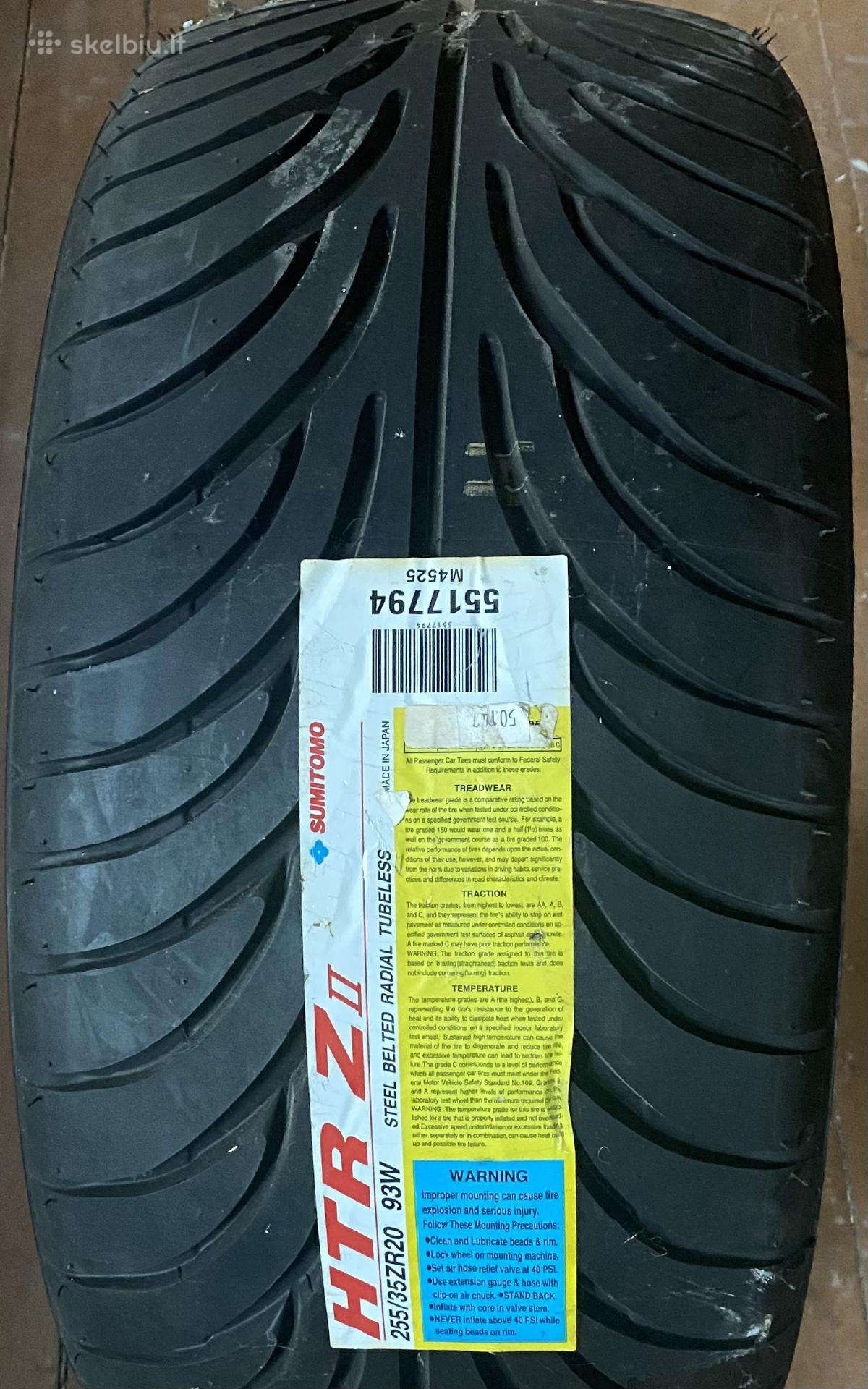 Sumitomo, summer 255/35 R20