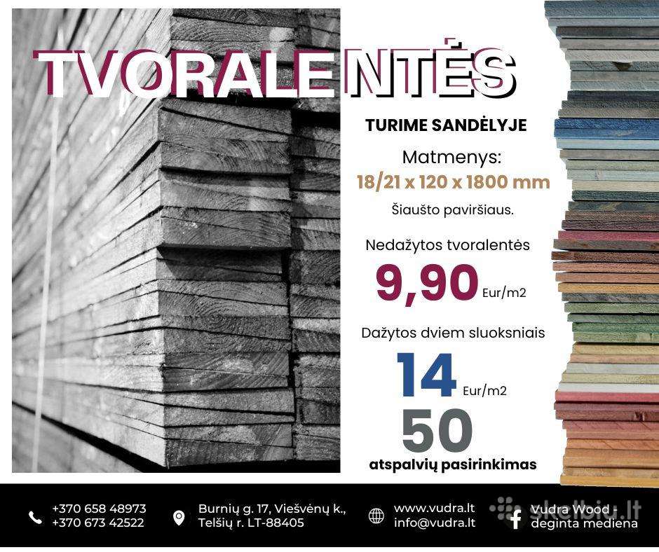 Tvoralentės , tvorlentės , tvoros dailylentės
