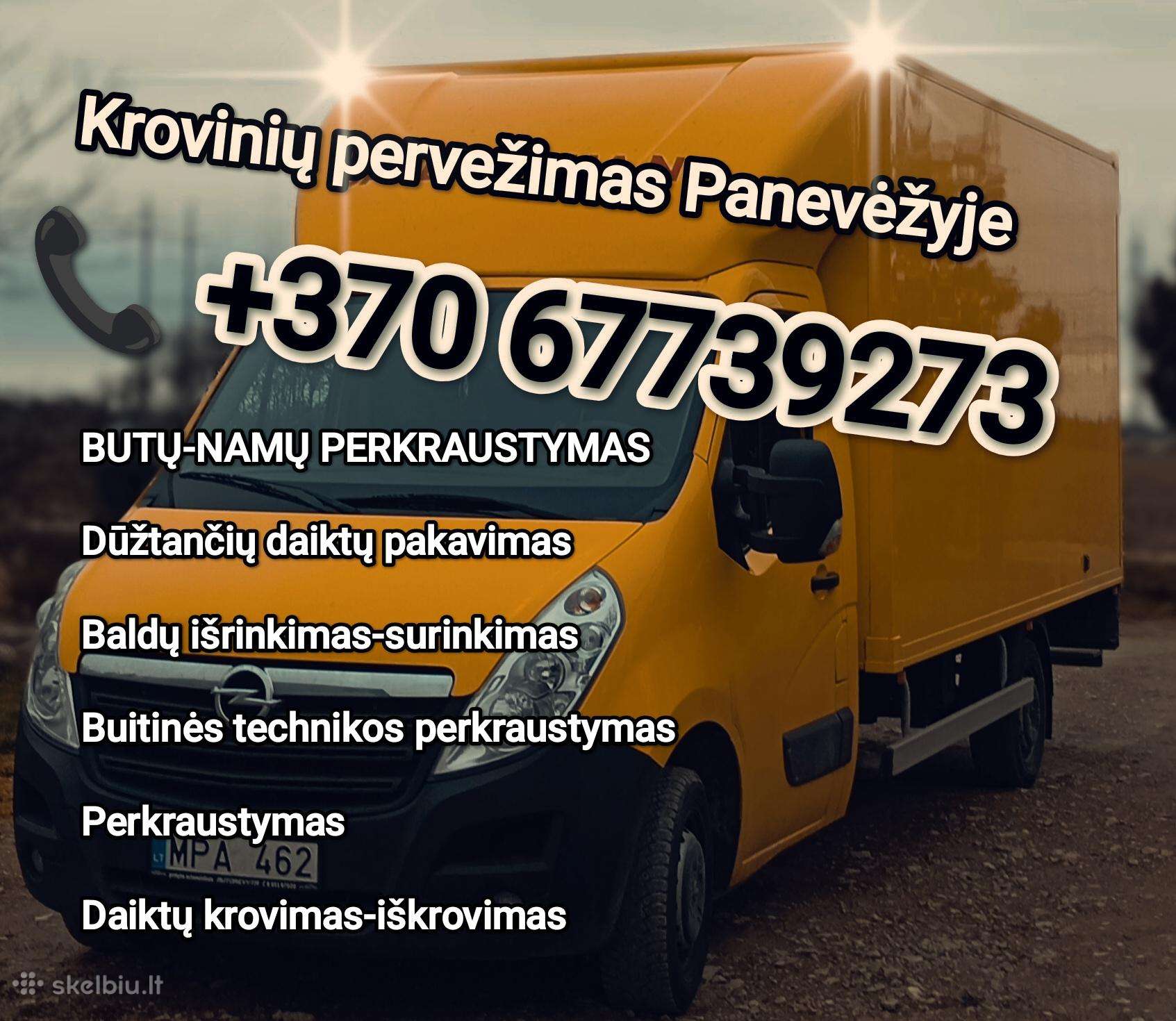 Krovinių pervežimas,senų baldų išvežimas