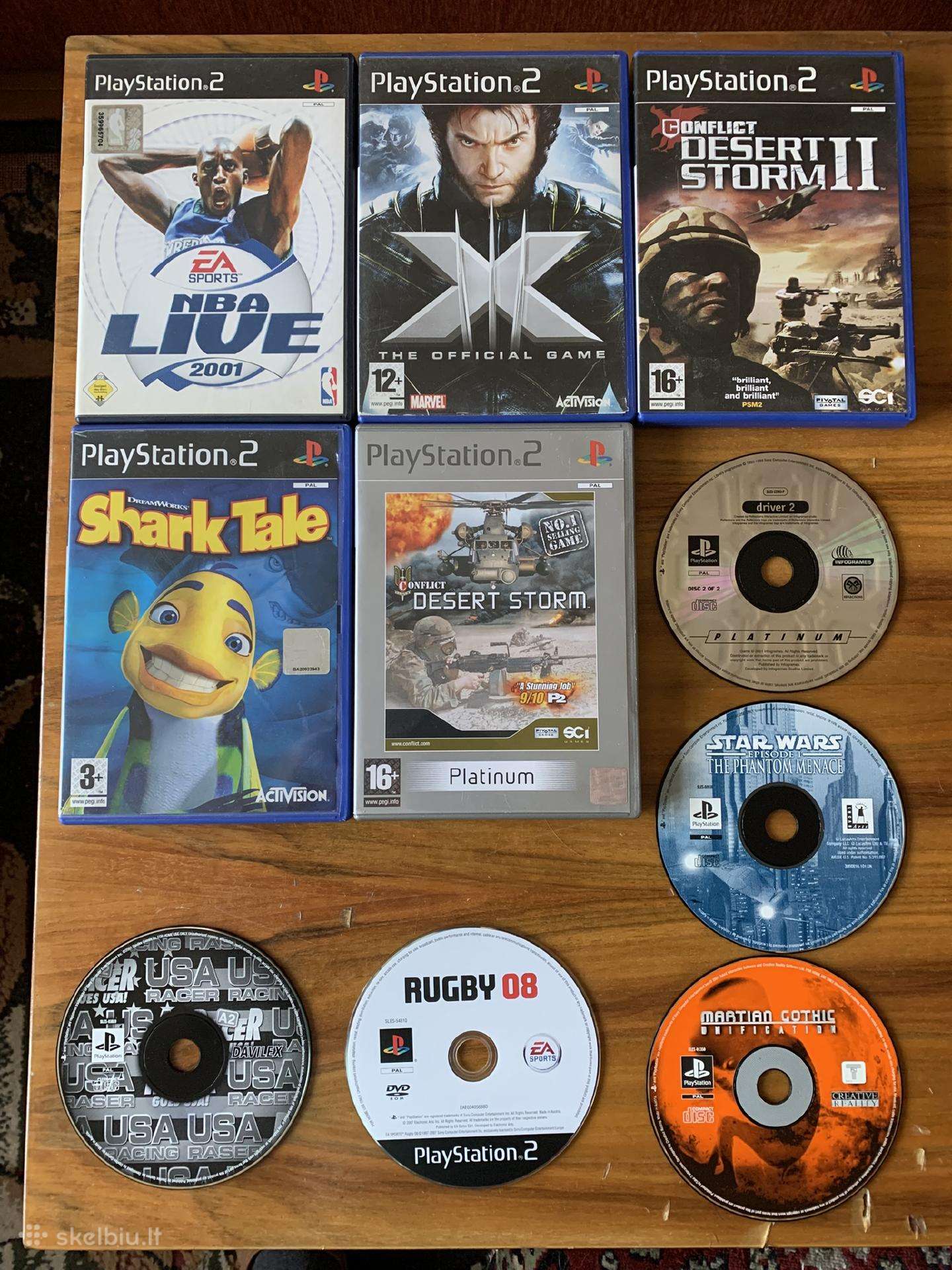 Ps1/ps2 žaidimai
