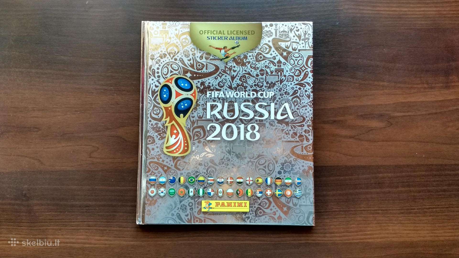 Panini Fifa Futbolo Čempionato Lipdukų Album