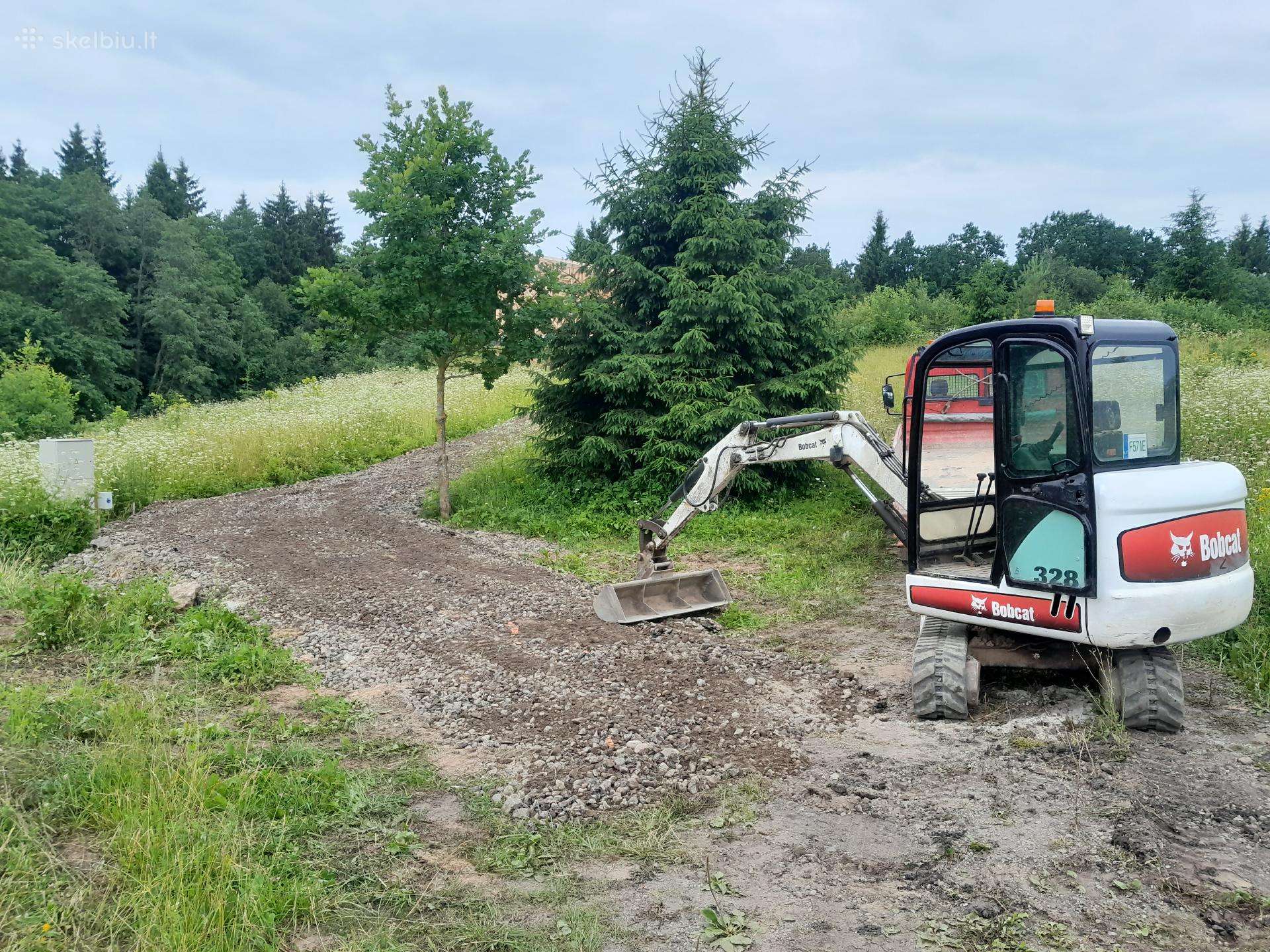 Bobcat 328, statybos transporto nuoma