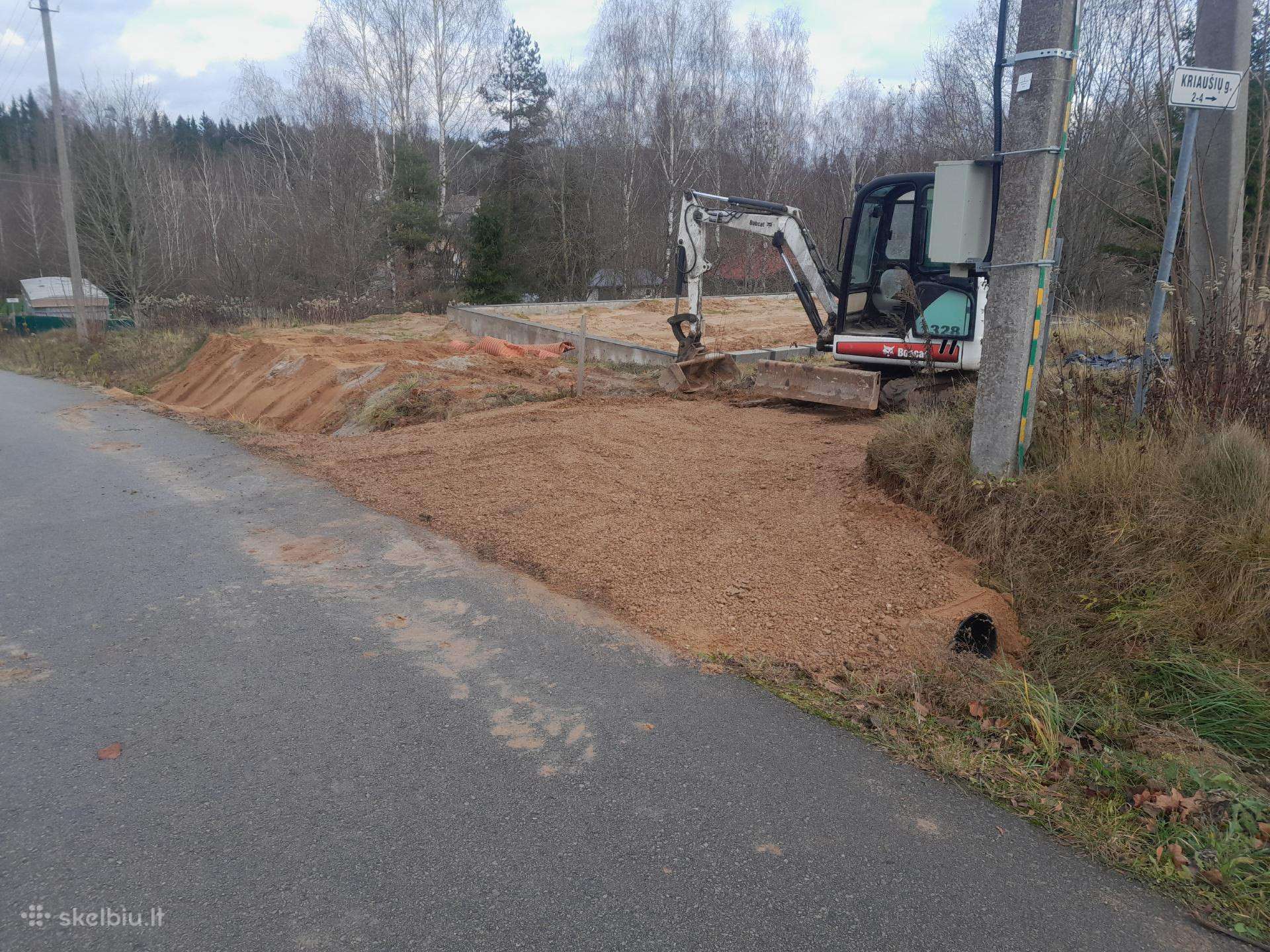 Bobcat 328, statybos transporto nuoma