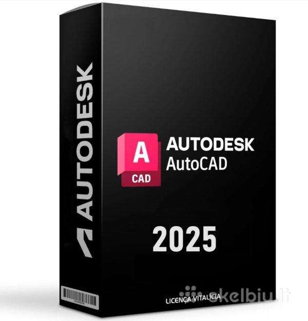 Originalūs Autodesk Autocad 2022-2027