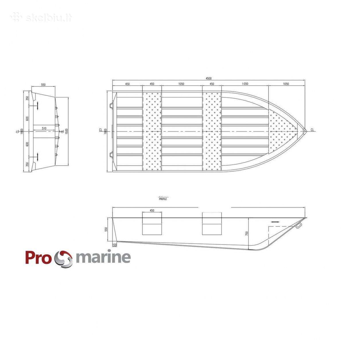 PRO MARINE, алюминиевые лодки