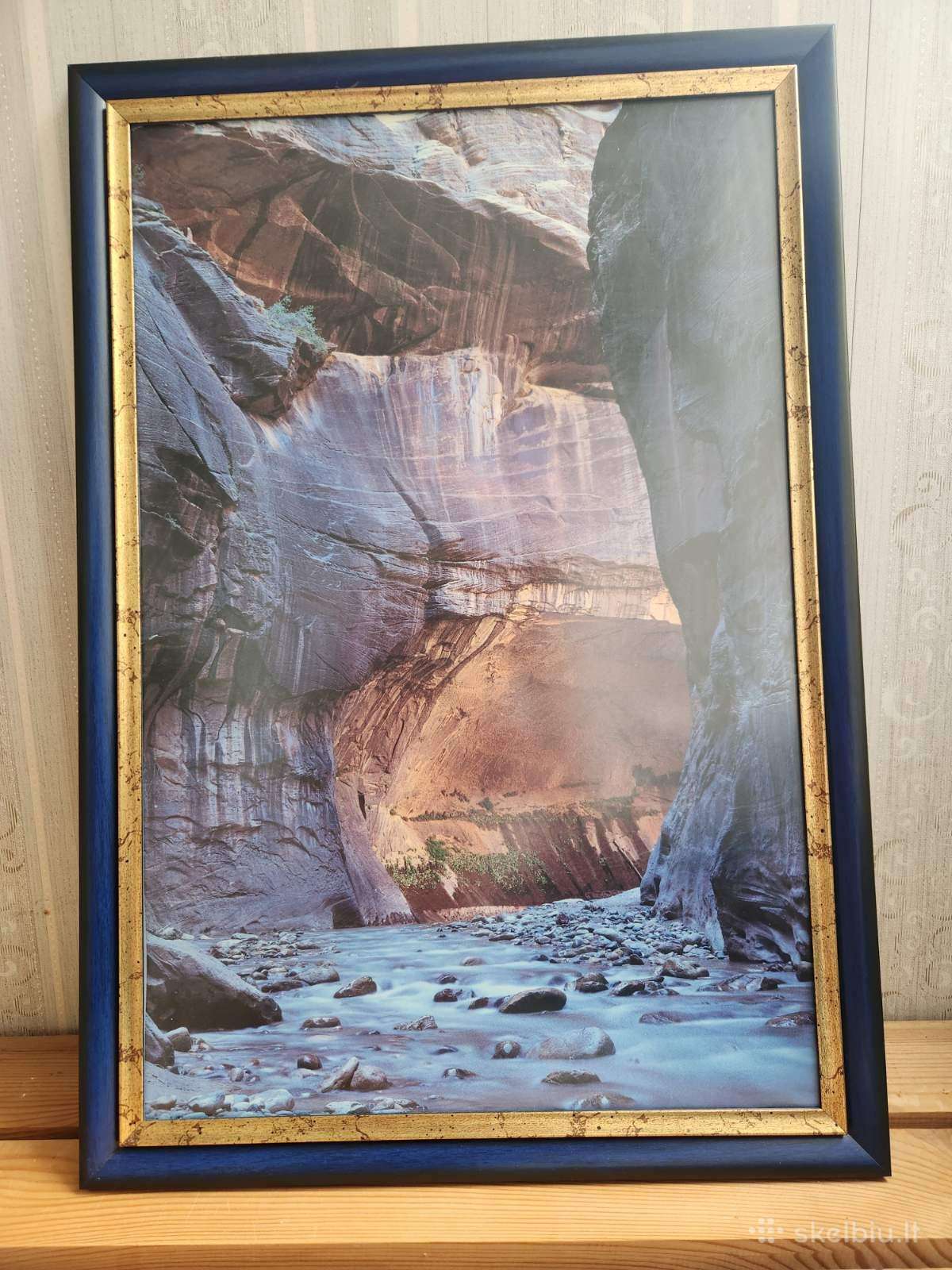 Amerikos kanjonu įrėmintas foto paveikslas