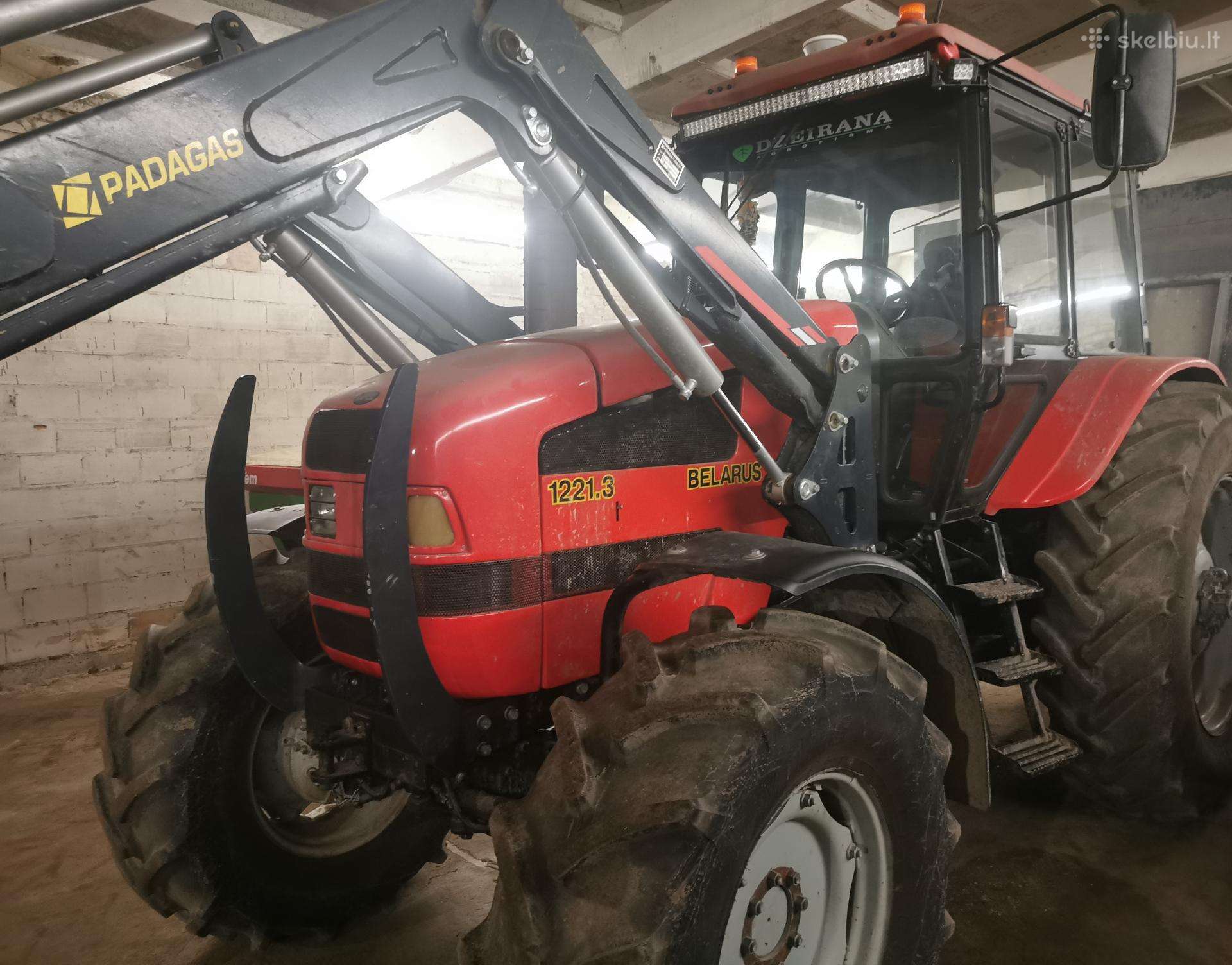 Traktorius Mtz 1221.3, padargai