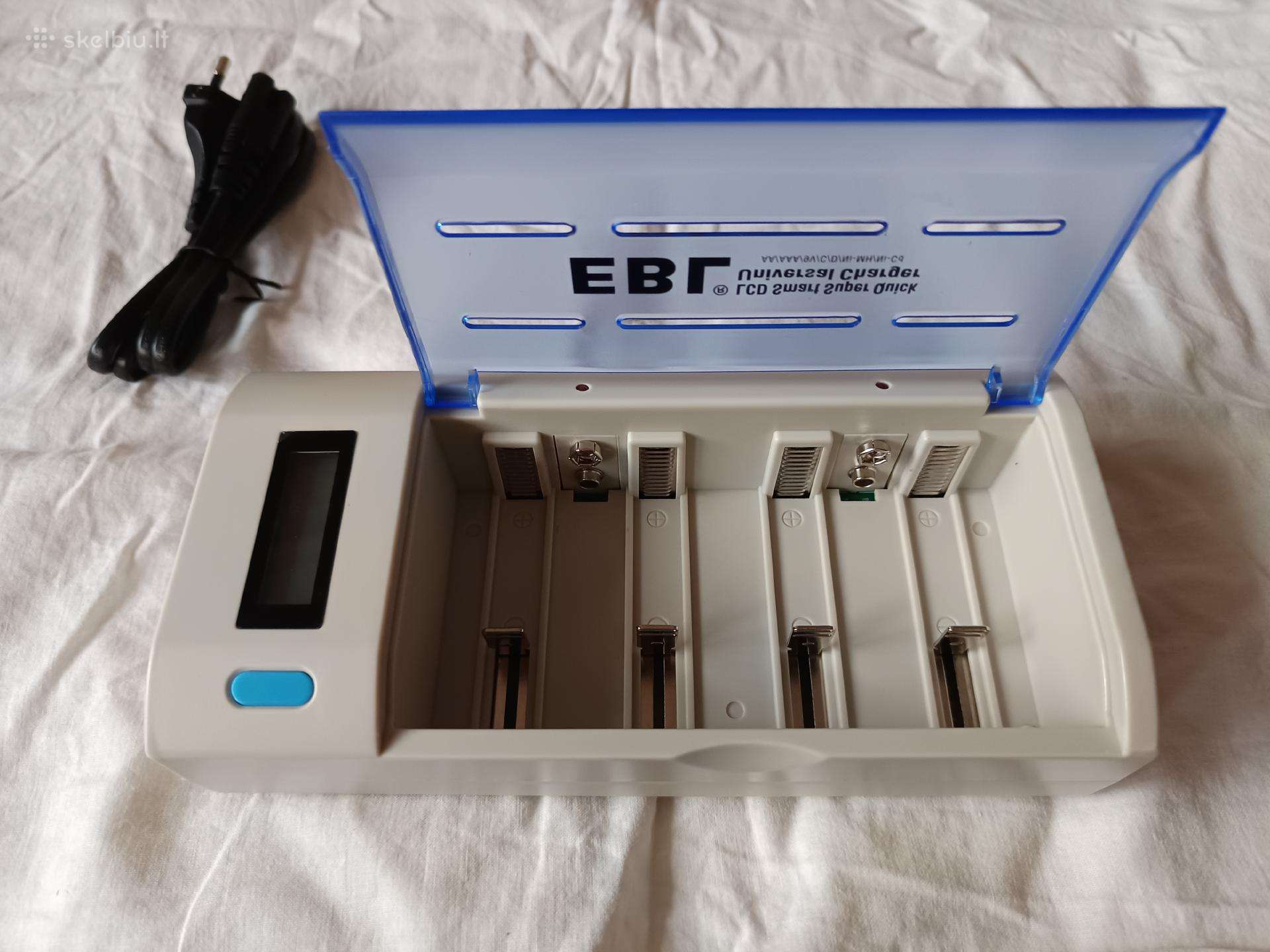 Ni-mh, Ni-CD Aa/aa/c/d 9v baterijų įkroviklis