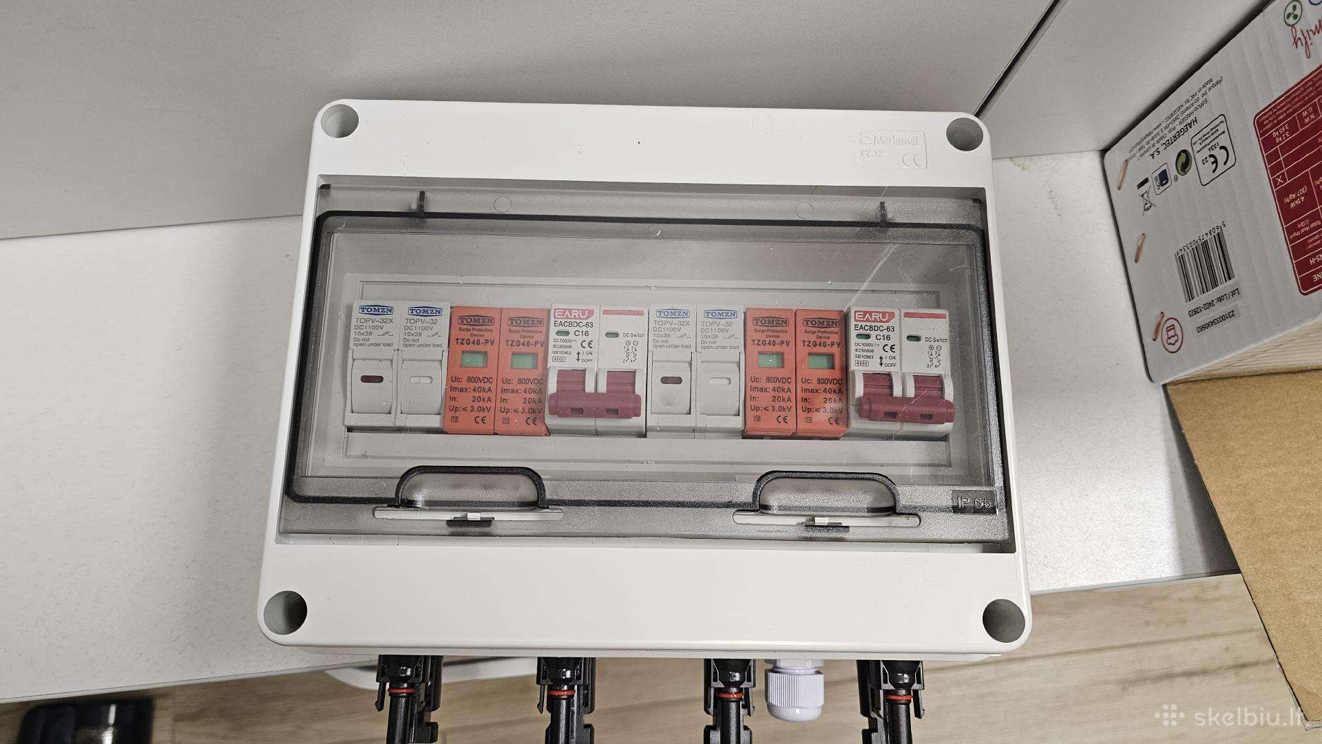 Saulės jėgainių elektrinės apsauga