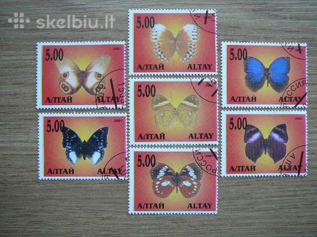 Drugeliai Altajus (R) 2001 antsp. at601