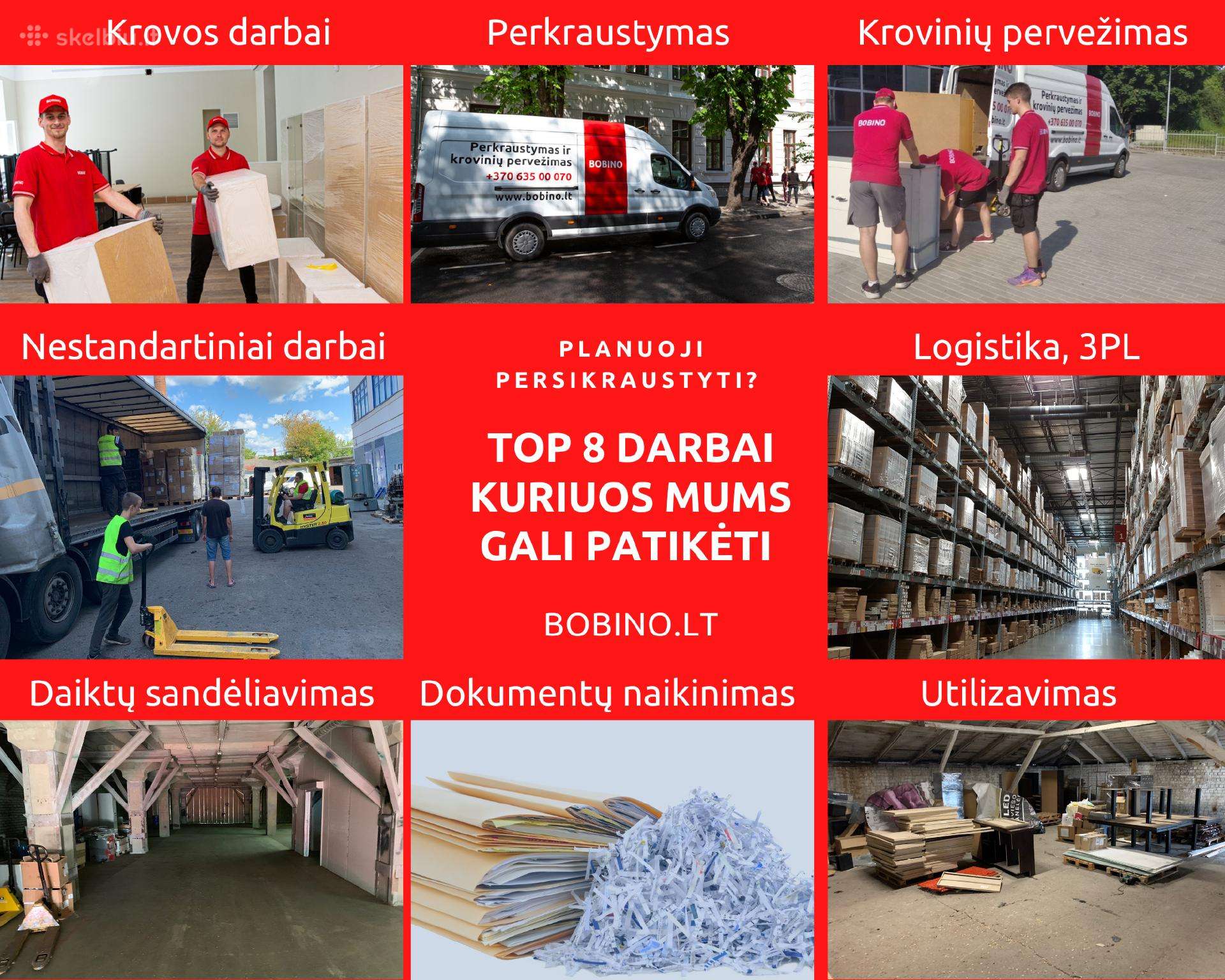 Sandėlio nuoma, sandėliavimo paslaugos, atrinkimas