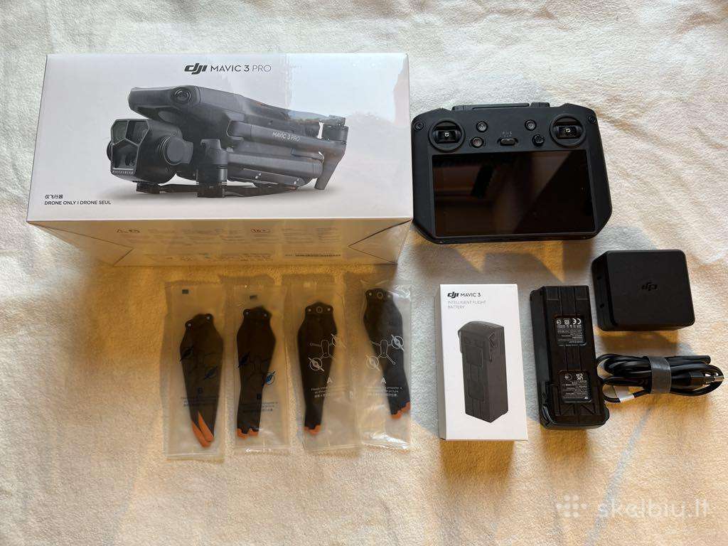 Dronas Dji Mavic 3 pro viskas atskirai parduodama