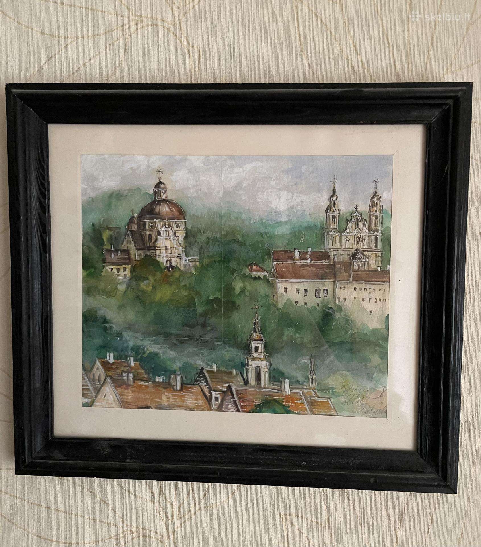Paveikslas, Vilnius senamiestis 39 x 43