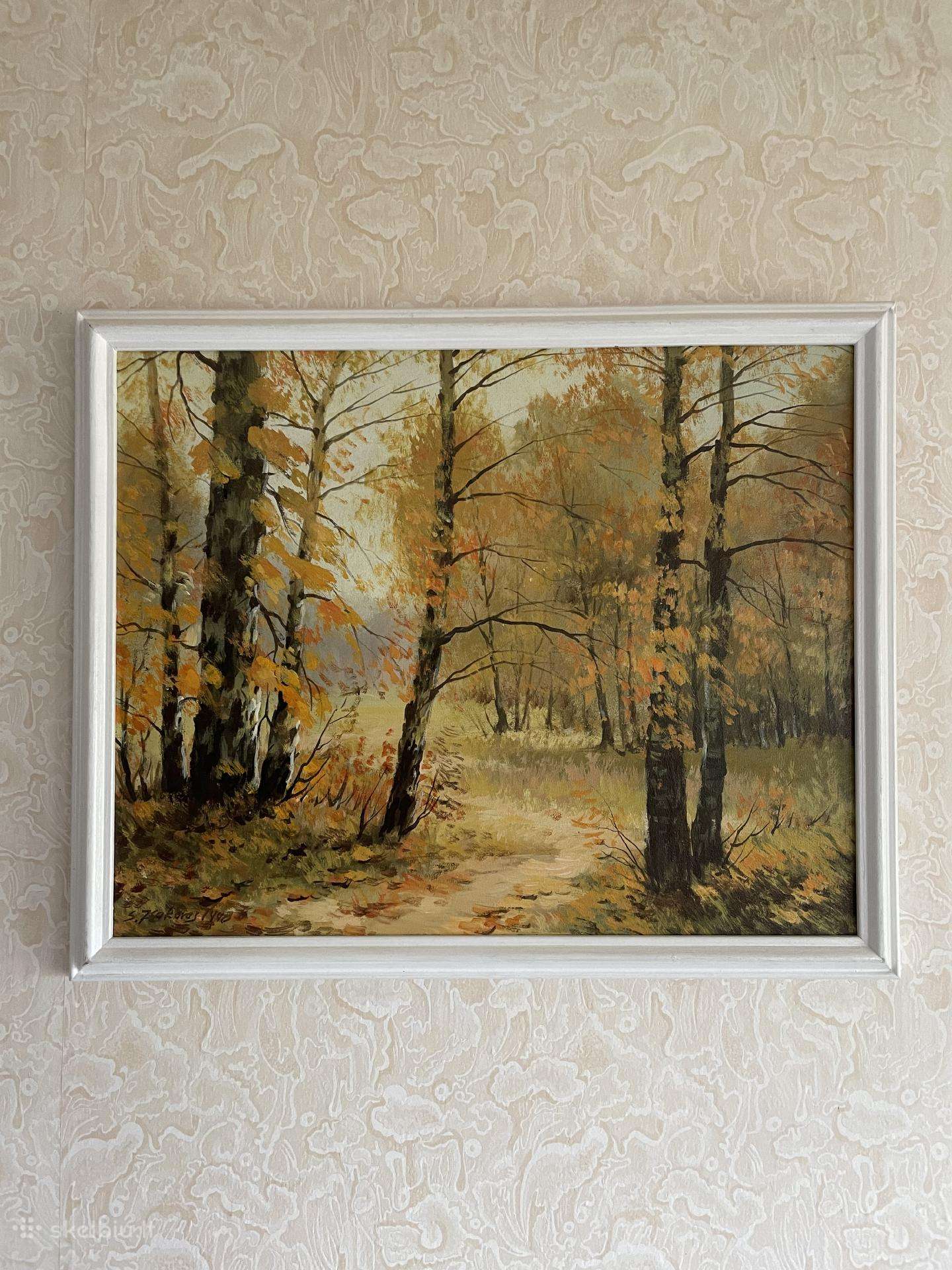 Paveikslas “Ruduo", tapyba aliejumi 43x54