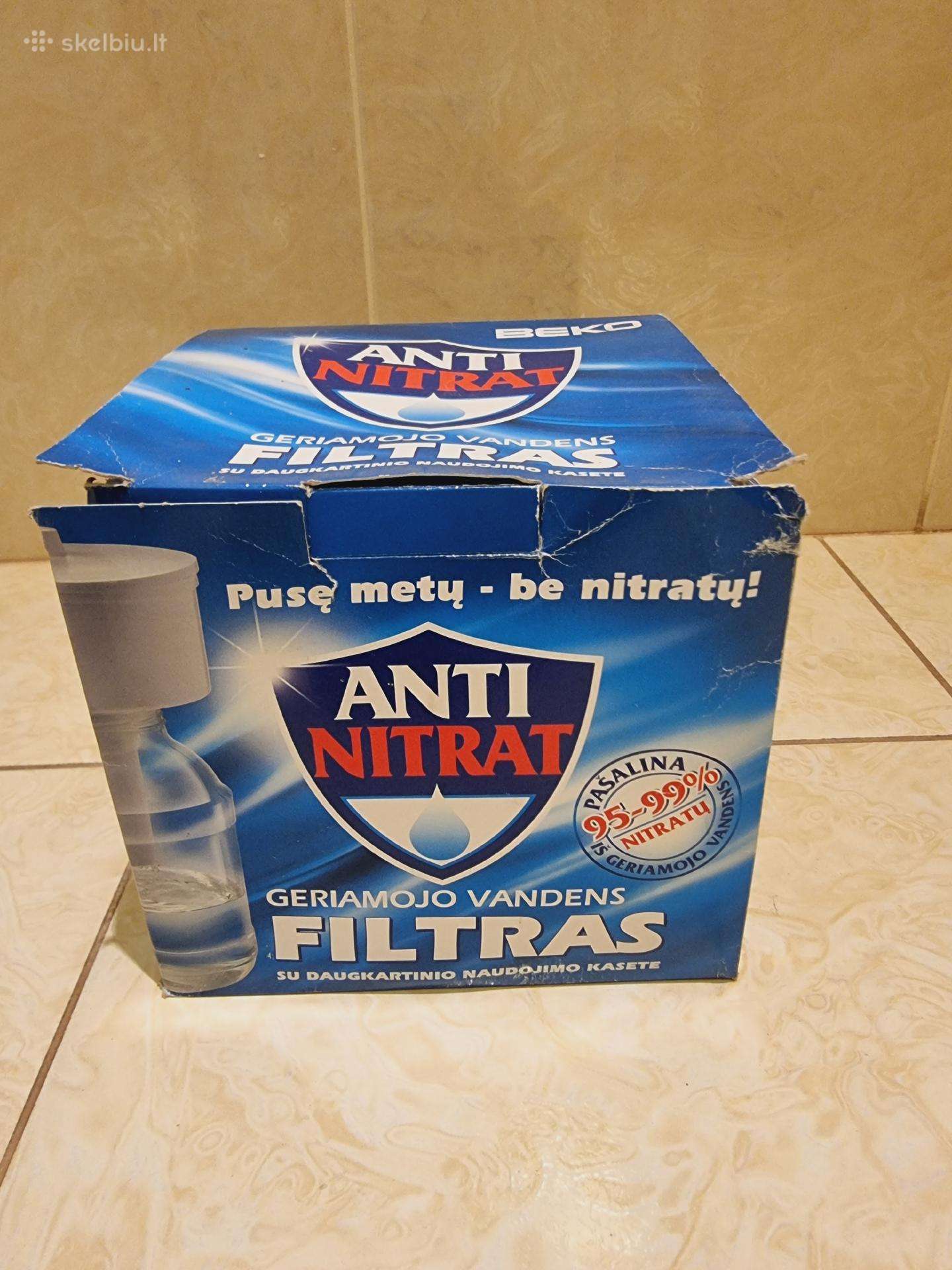 Geriamo vandens filtras antinitrat