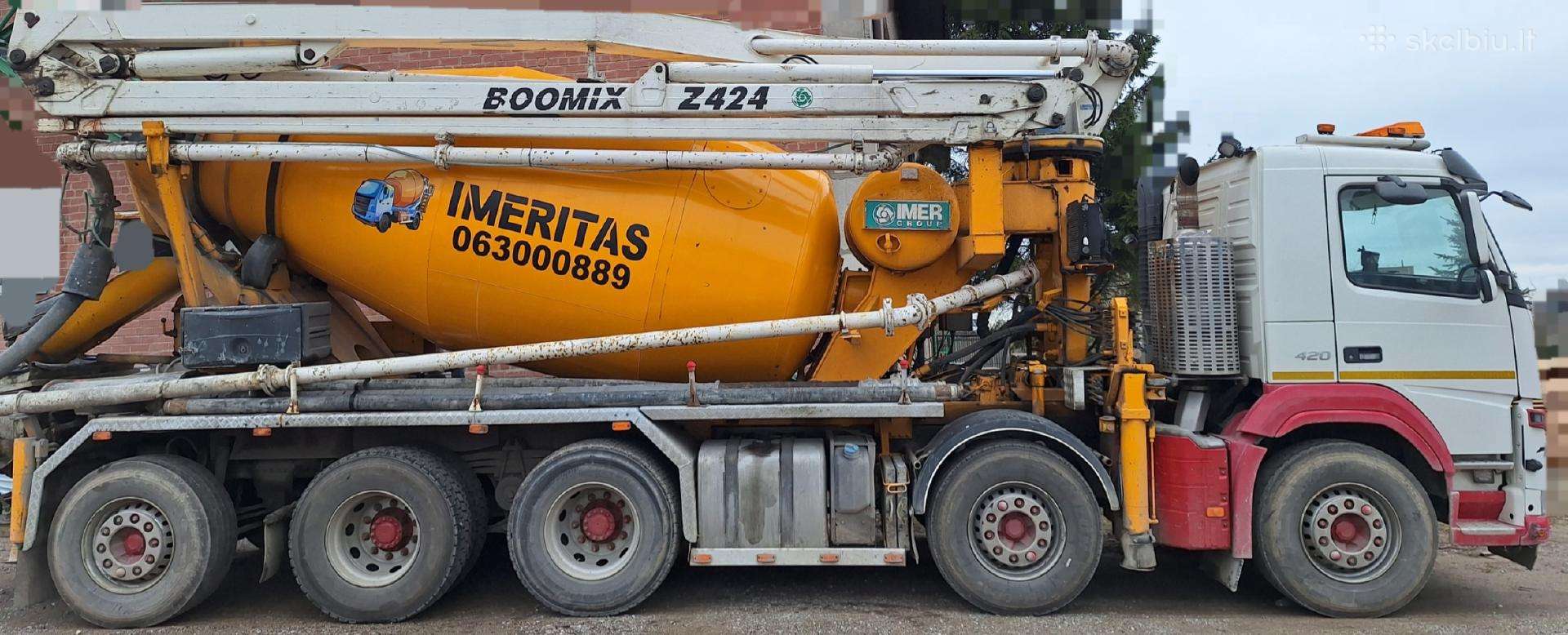 Betono siurblys pompa 7m3 Klaipeda