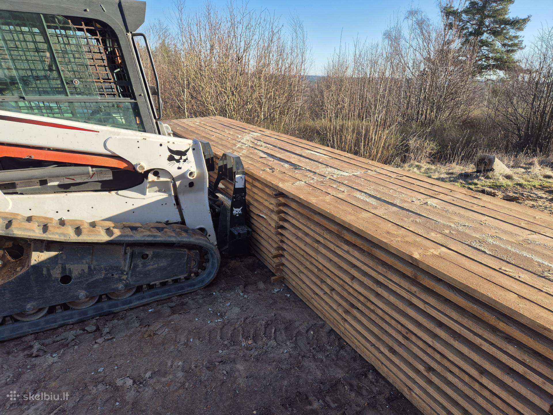 Bobcat 550, statybos transporto nuoma