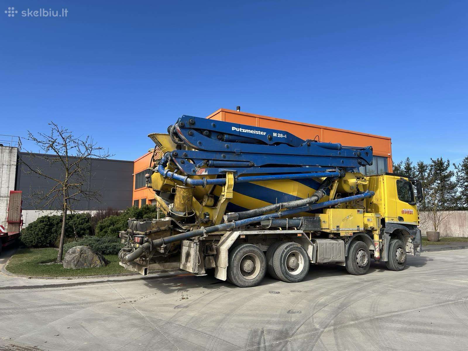 Betono siurblio,pumiko 28m nuoma, vežame betona