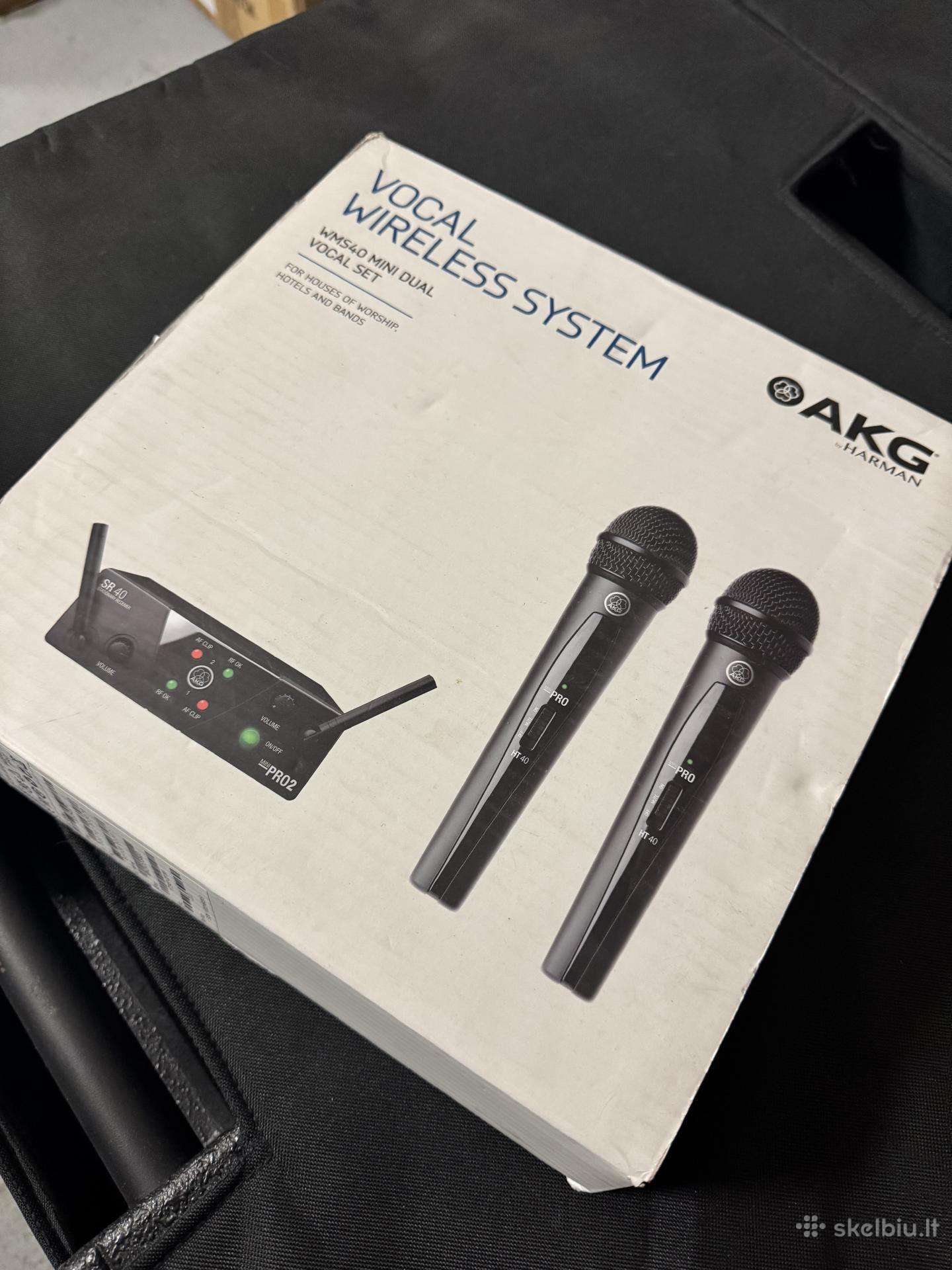 Akg w40 vokaliniai mikrofonai