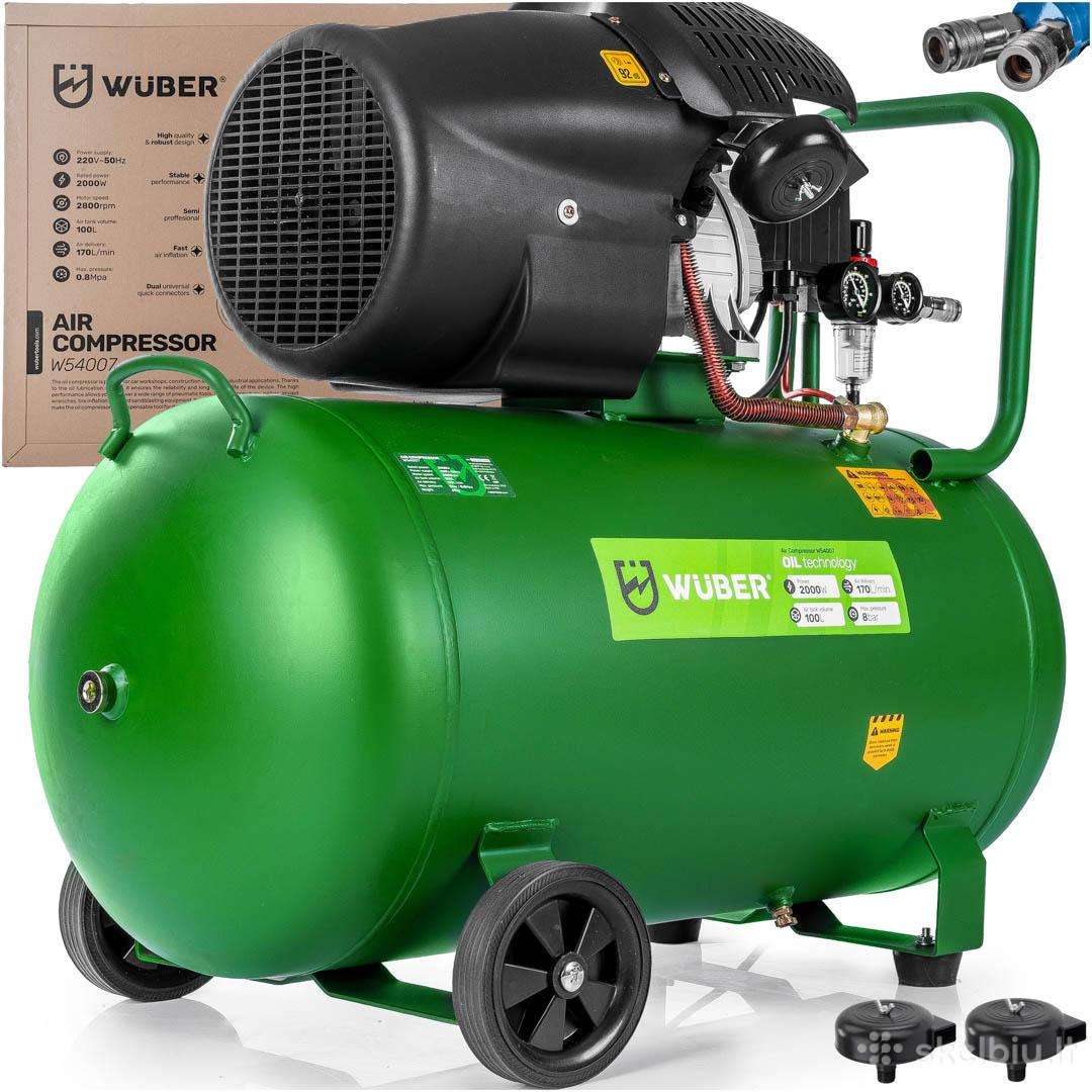 Oro kompresorius 100l Wuber