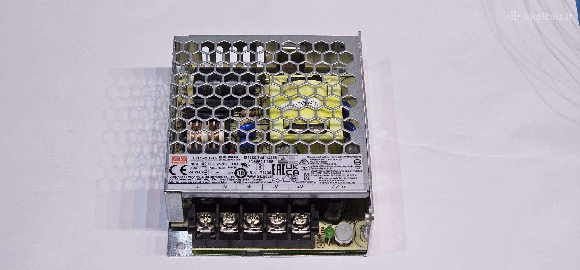 Maitinimo šaltinis 12v 4.2a Mean Well