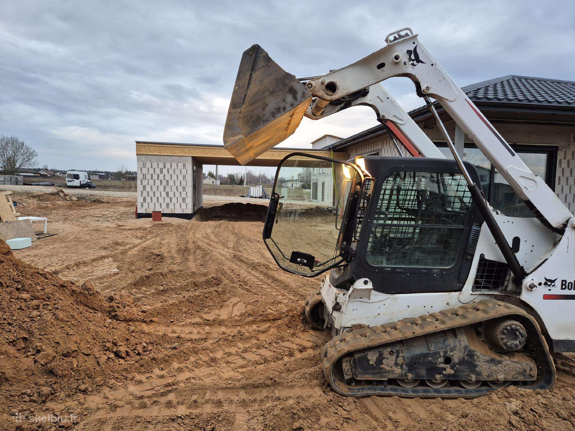 Bobcat 550, statybos transporto nuoma
