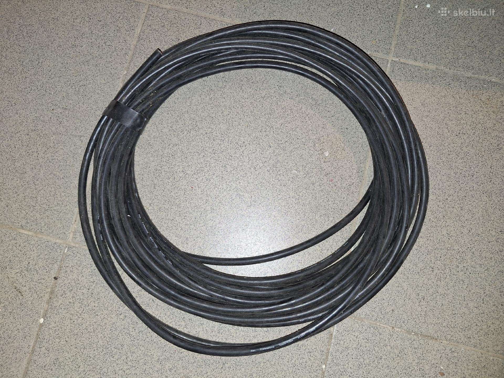 Scart kabelis 15 m.