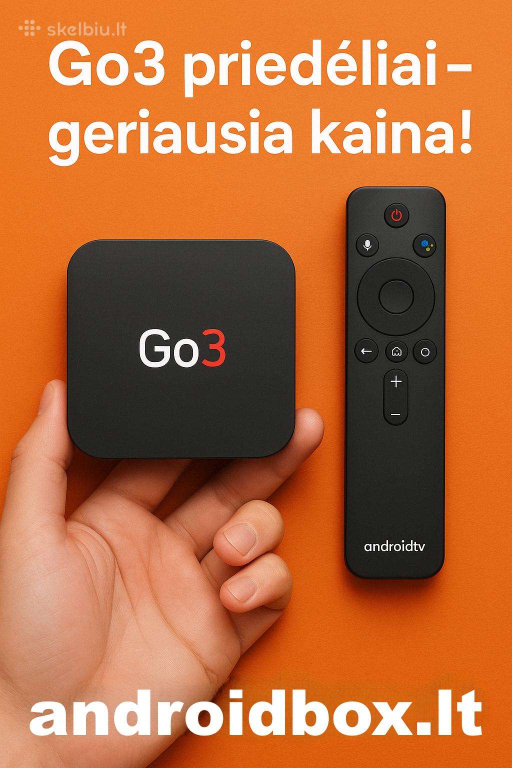 TV priedėlis Z6 Android 10.0 - puikiai tinka Go3