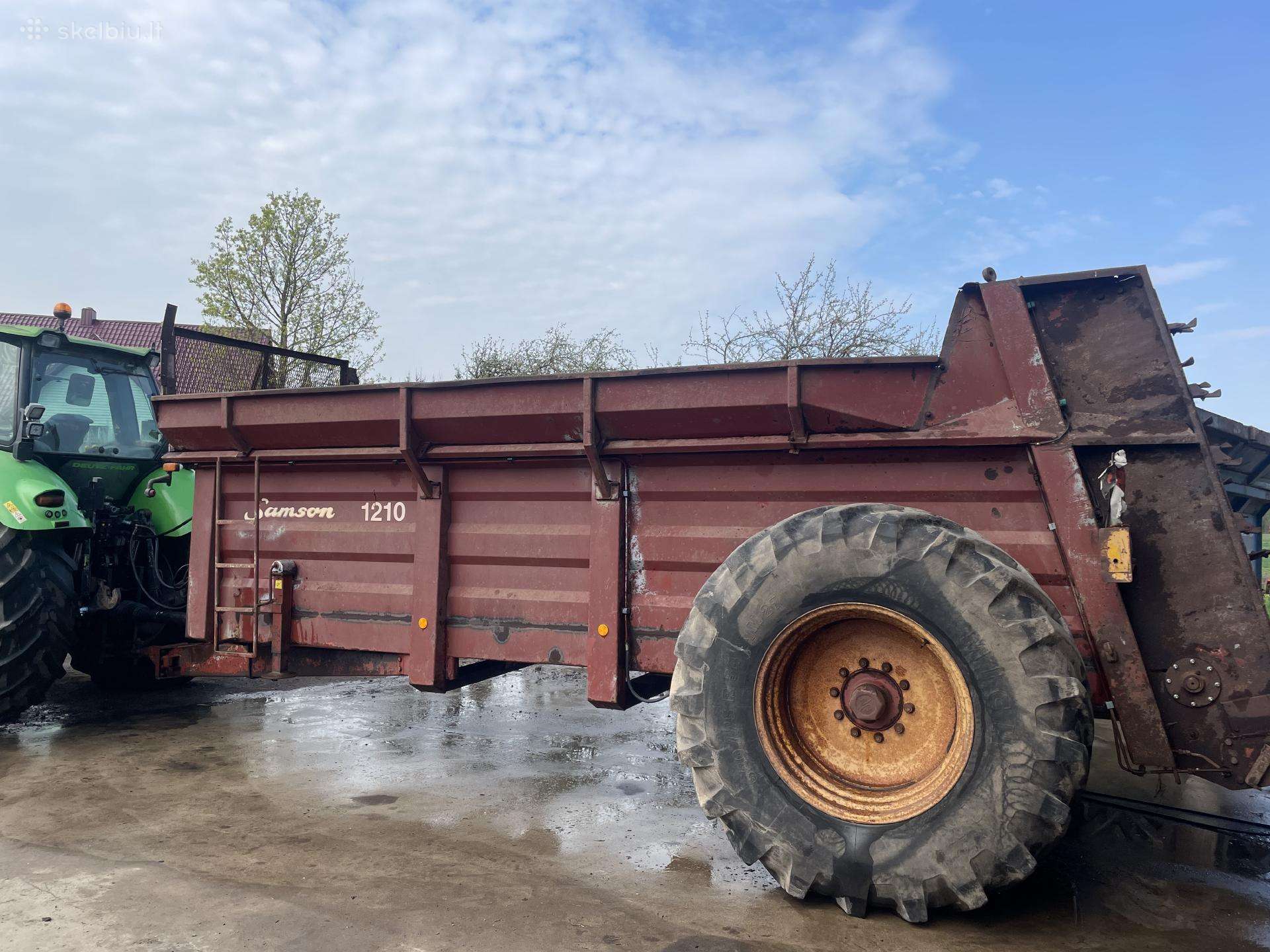 Samson 1210, manure shakers, compost shredders