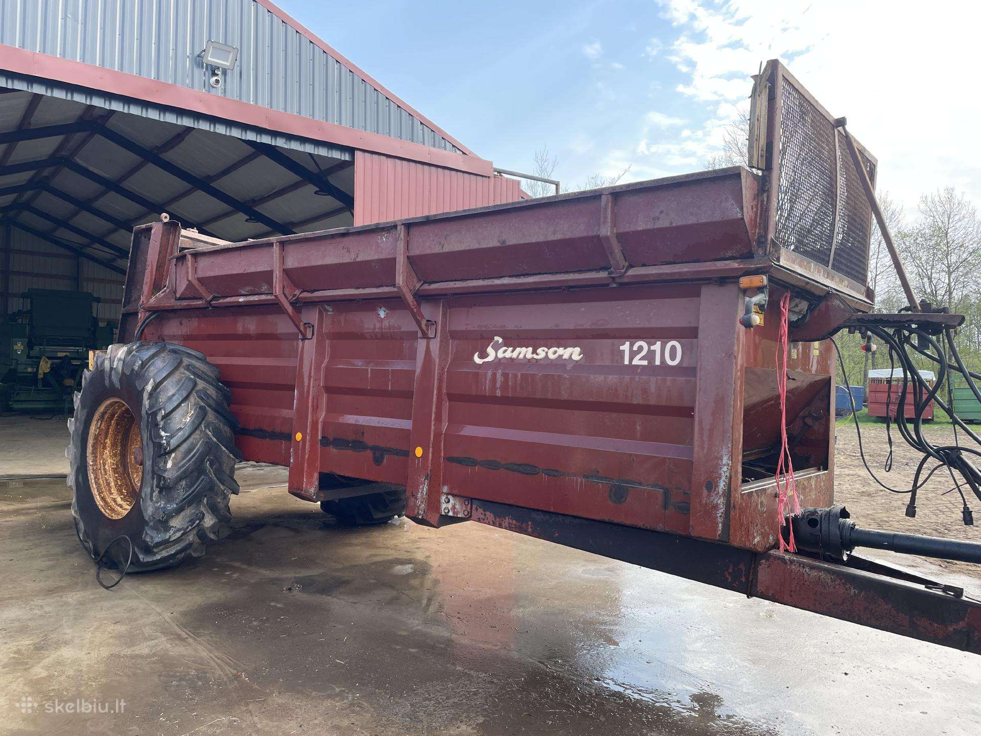 Samson 1210, manure shakers, compost shredders