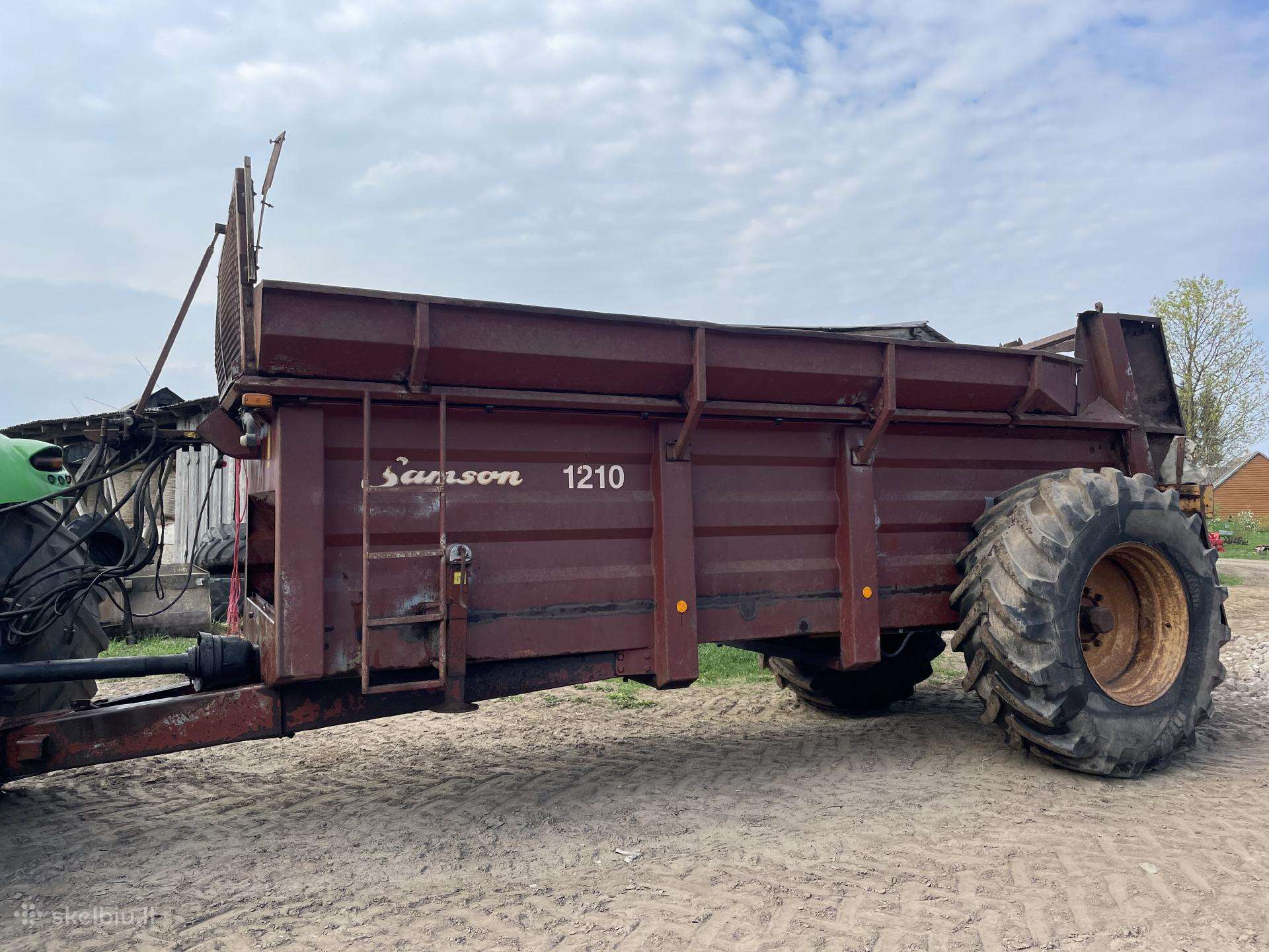 Samson 1210, manure shakers, compost shredders