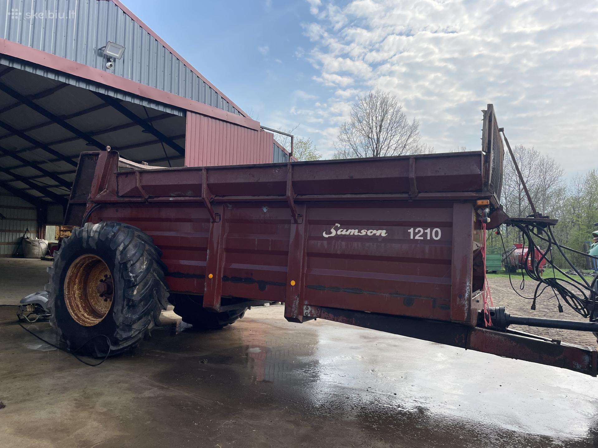 Samson 1210, manure shakers, compost shredders